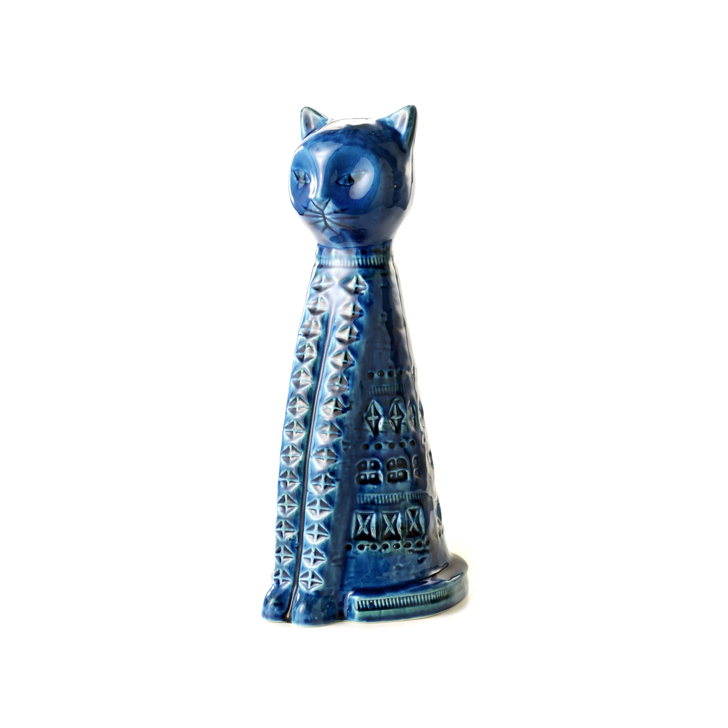 Mostra il prodotto Rimini Blu Figura gatto alto del produttore Bitossi Ceramiche