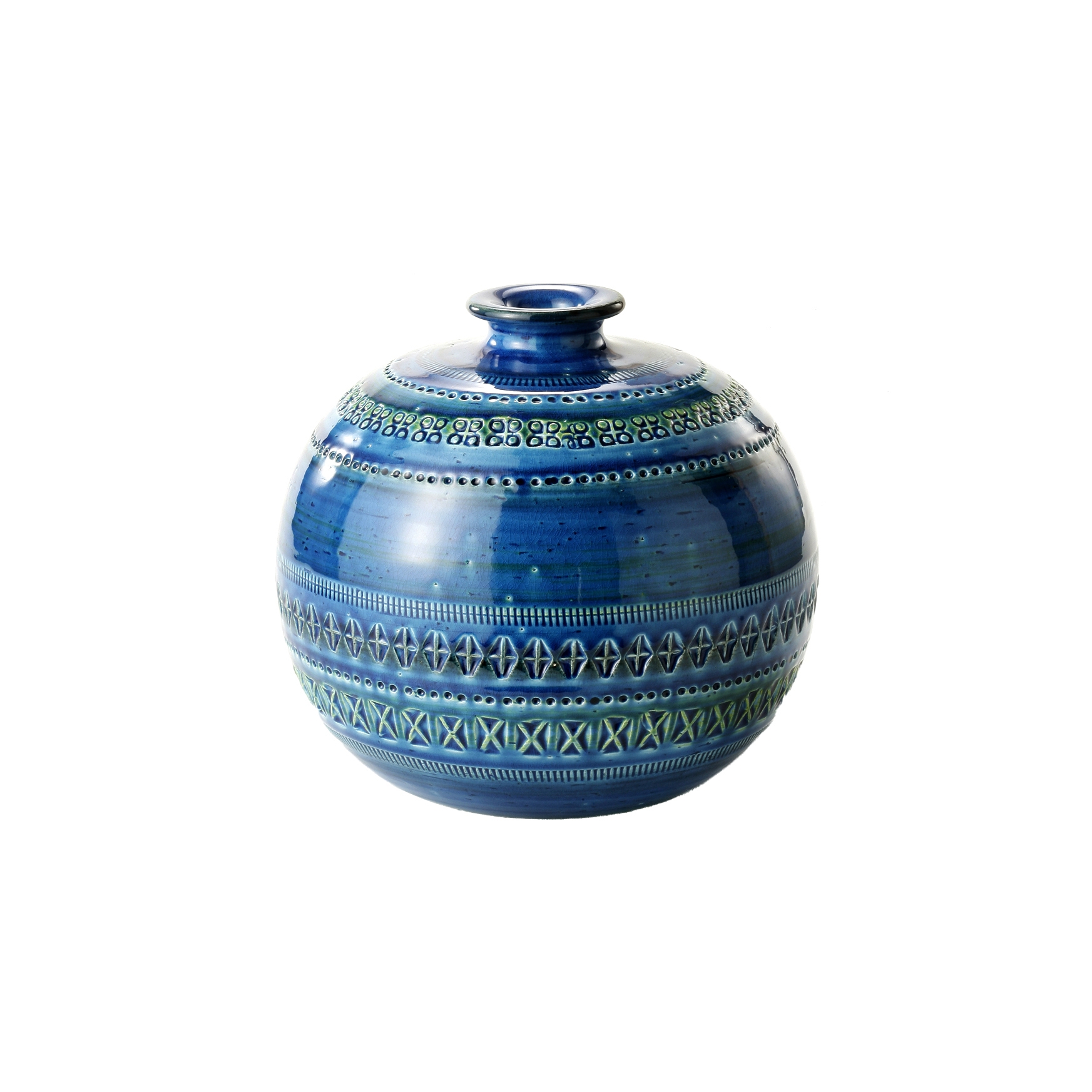 Mostra il prodotto Rimini Blu Vaso a palla del produttore Bitossi Ceramiche
