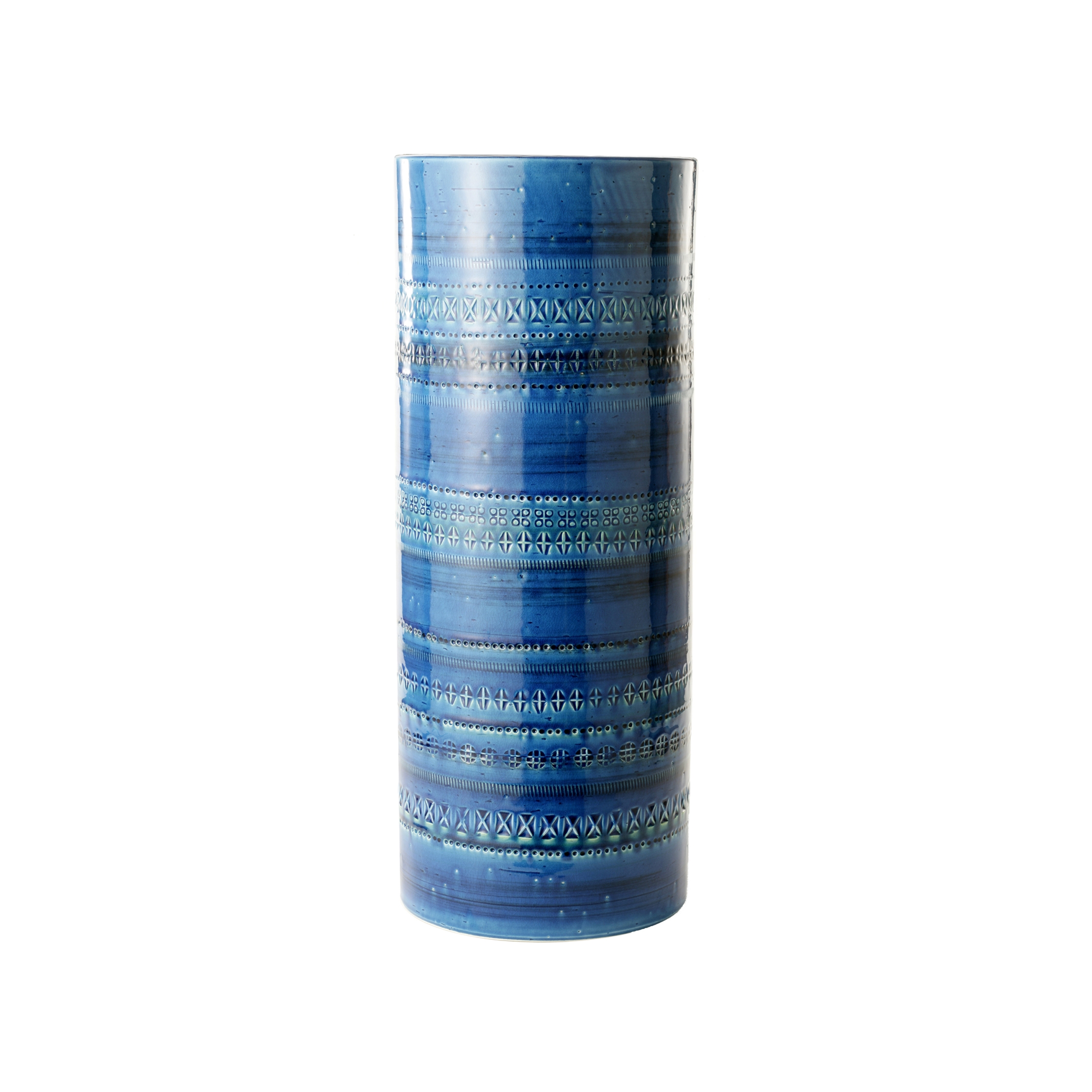 Vertoon produk Rimini Blu Portaombrelli cilindrico van vervaardiger Bitossi Ceramiche