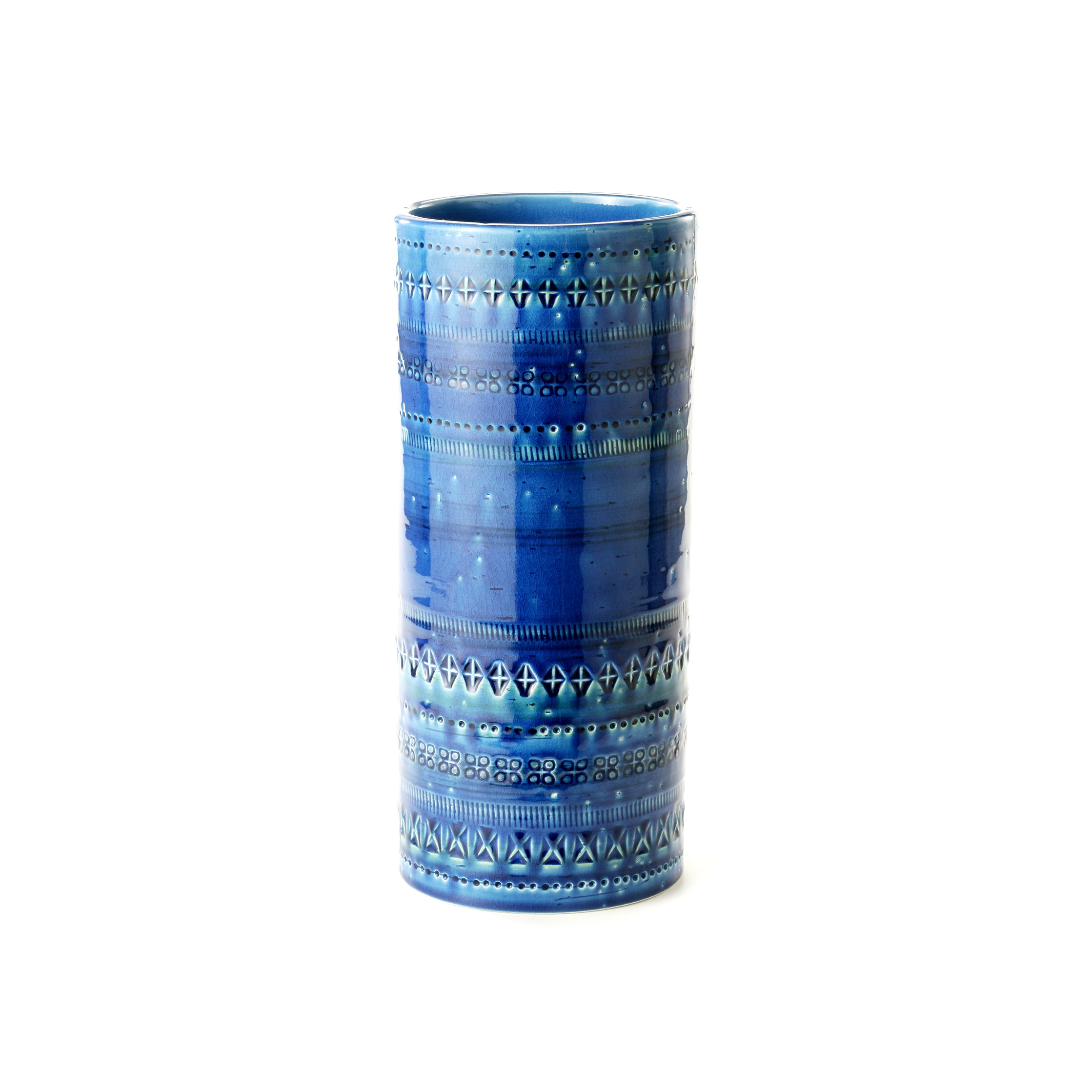 Afficher le produit Rimini Blu Vaso cilindrico du fabricant Bitossi Ceramiche