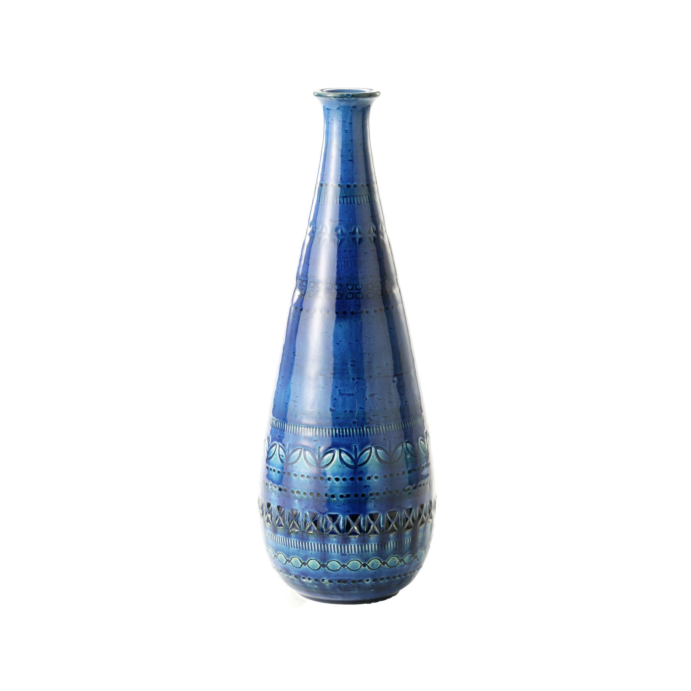 Vertoon produk Rimini Blu Vaso Bottiglia van vervaardiger Bitossi Ceramiche