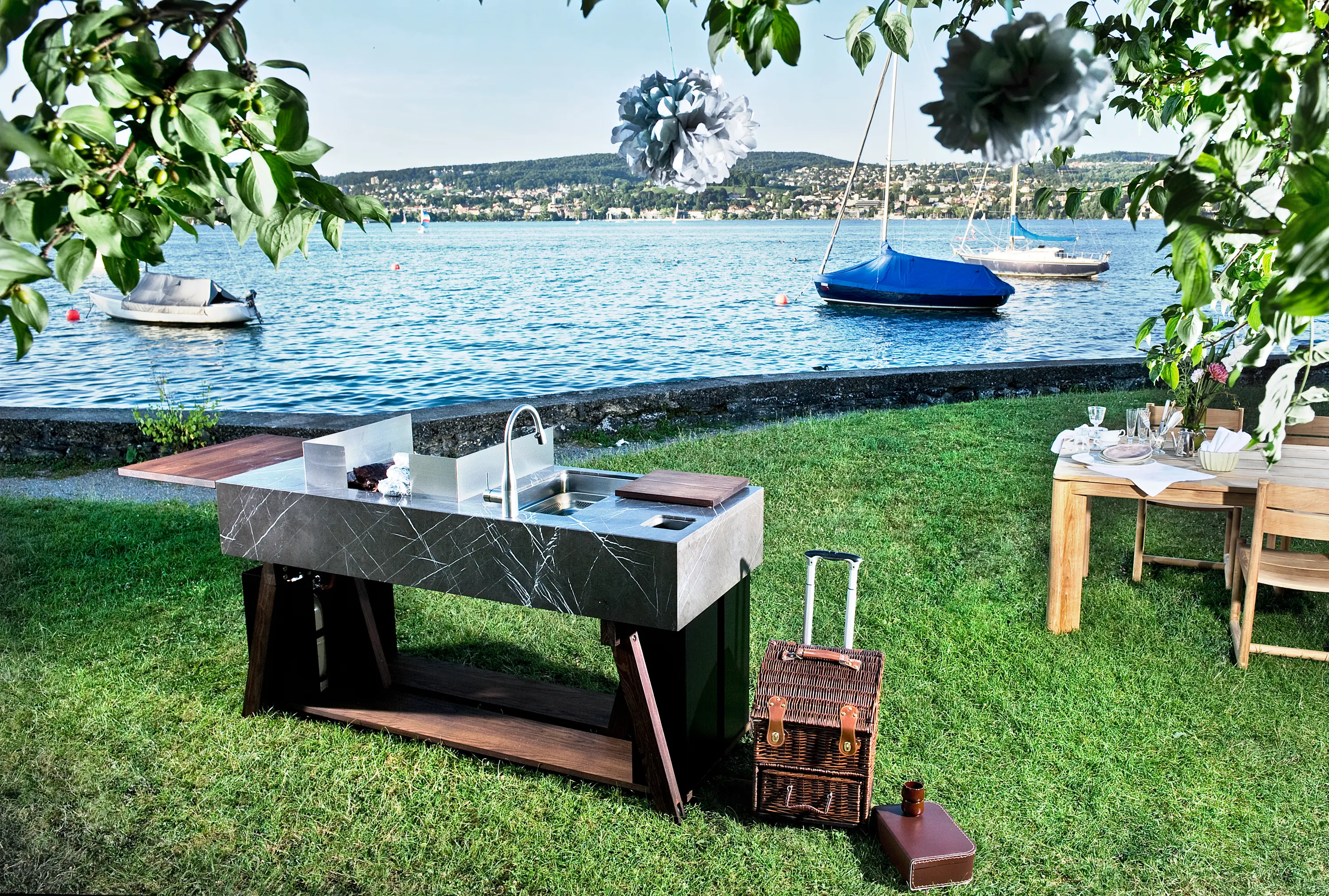 OCQ - BBQube ONE | Outdoor Kitchen | Steel Black | Butchers Grill