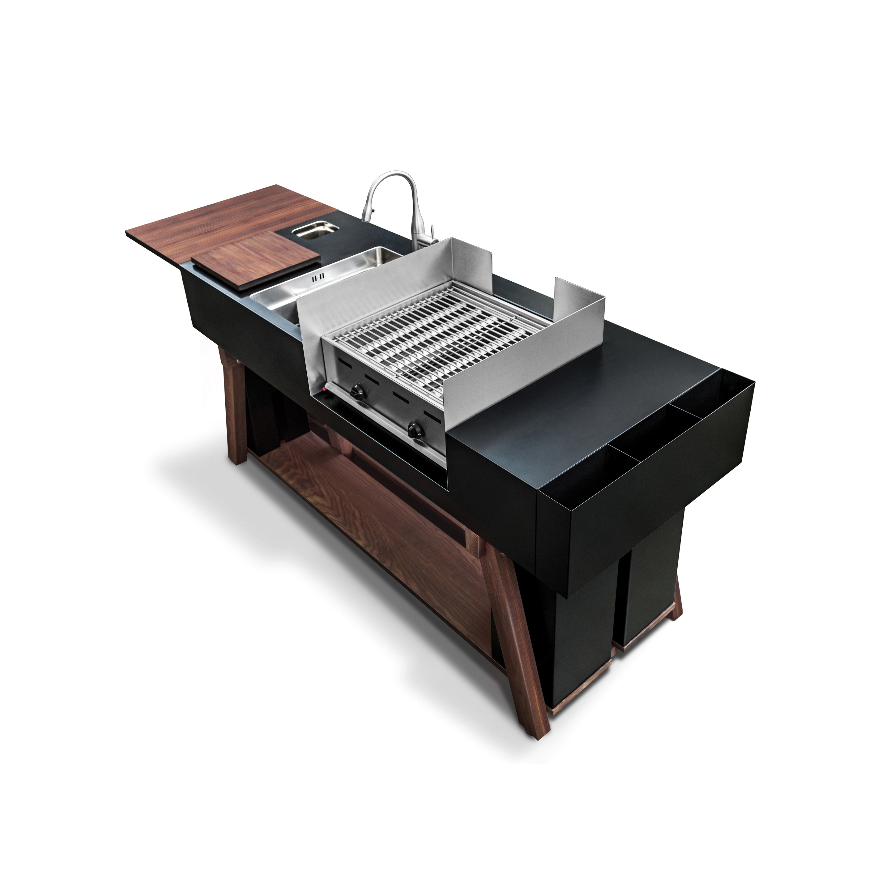 Mostrar el producto BBQube ONE |  Outdoor Kitchen | Steel Black | Butchers Grill del fabricante OCQ