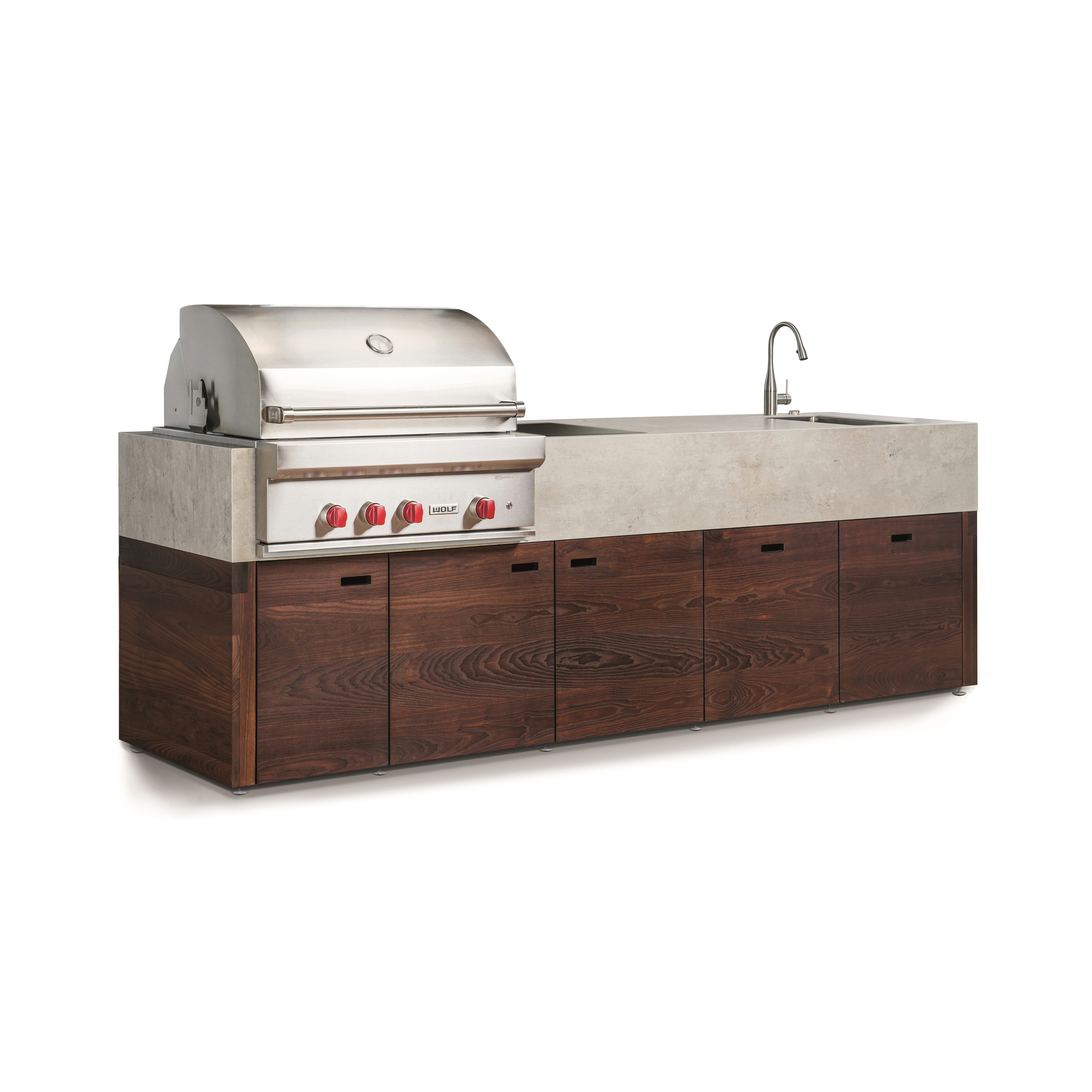 Display product BBQube PRO | Outdoor Kitchen | 3000 | Wolf Grill from manufacturer OCQ