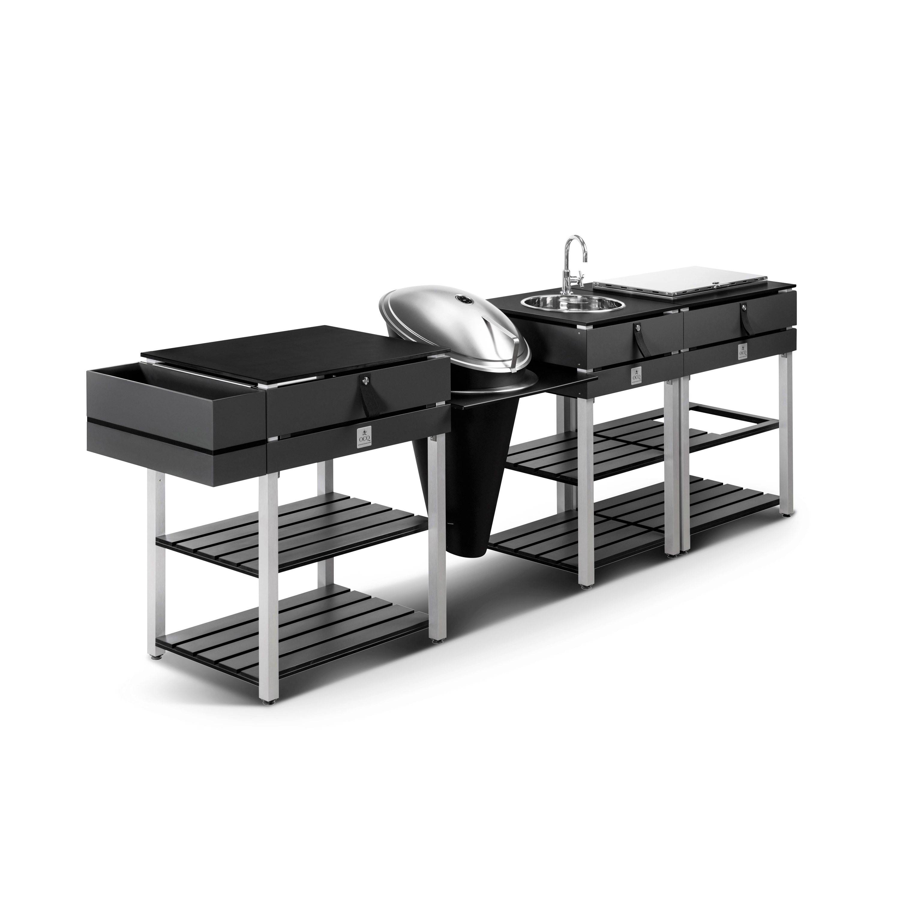 Mostra il prodotto ELEMENTS | Outdoor Kitchen | Edition Grey  | Charcoal del produttore OCQ