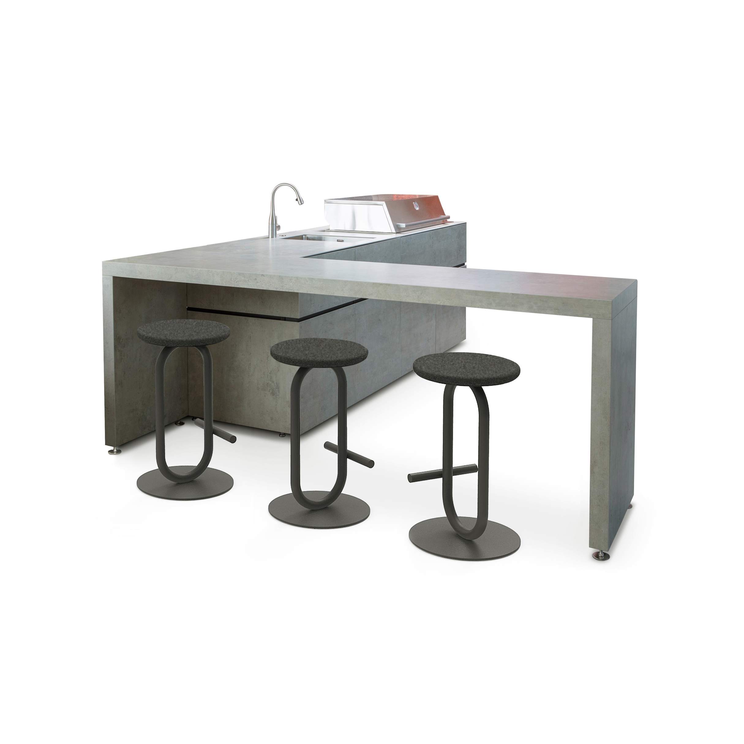Display product BBQube X | Outdoor Kitchen | Beton from manufacturer OCQ