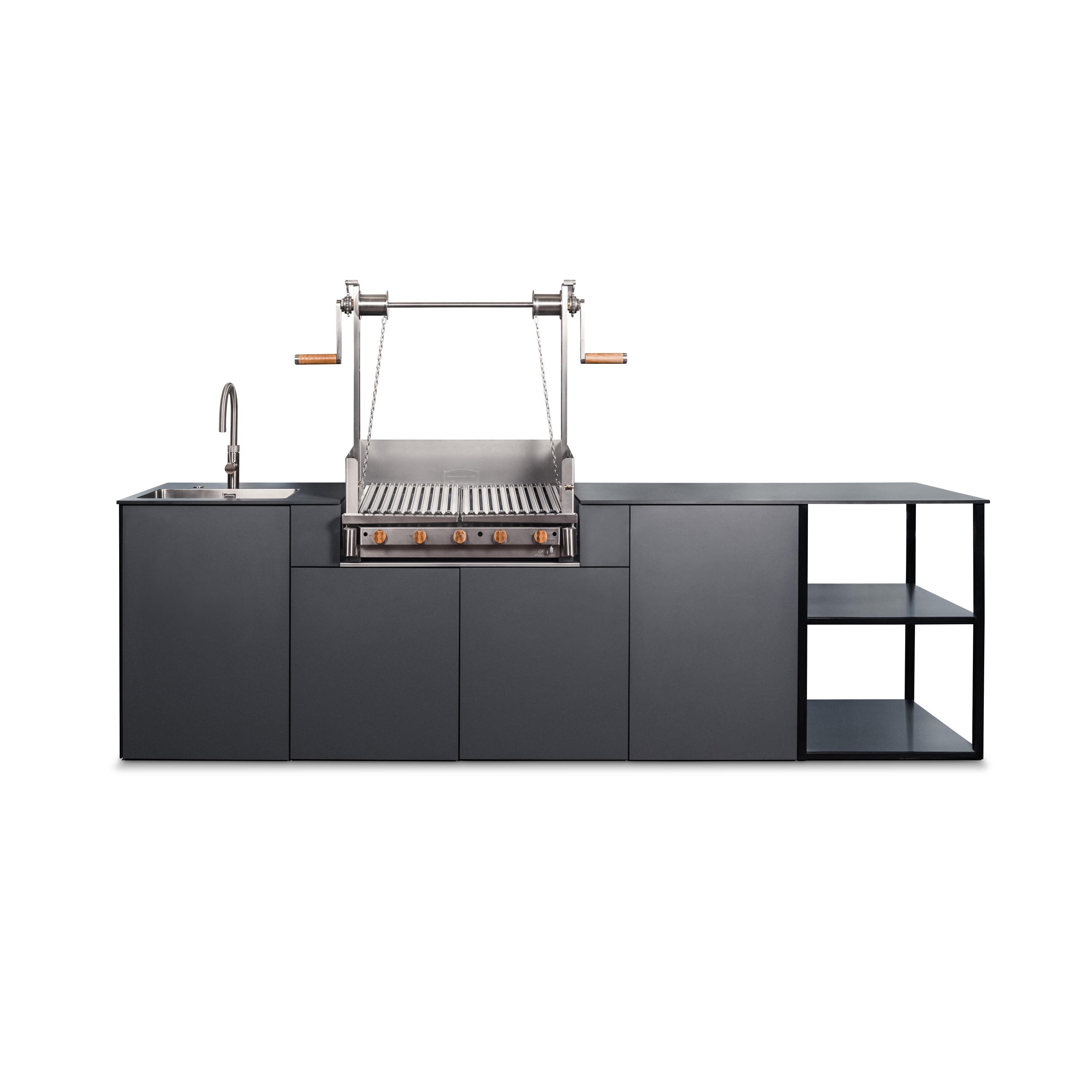 Display product INFINITY | Outdoor Kitchen | 3190 | HPL Gray | Shelf I Azado | Quooker from manufacturer OCQ
