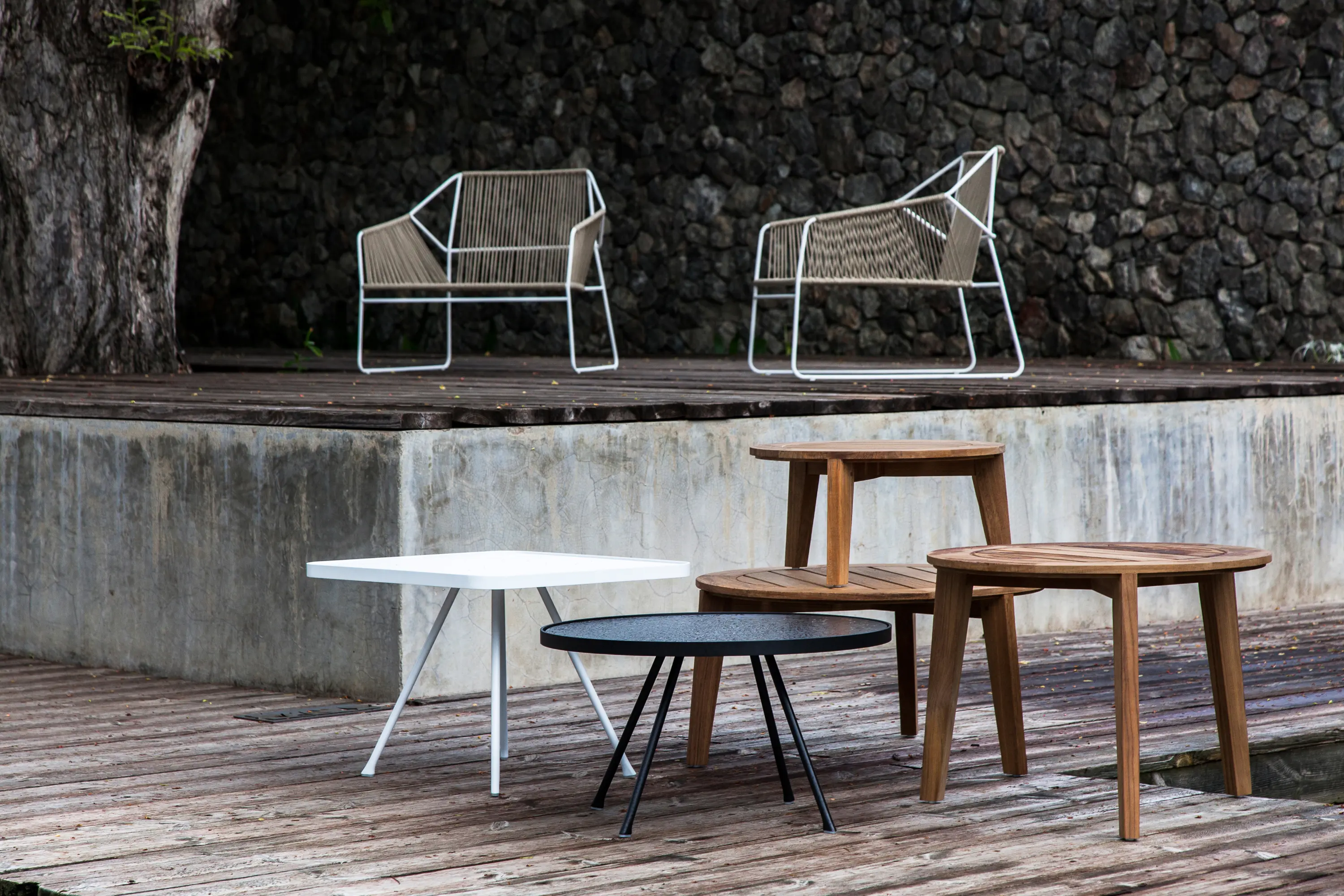 Oasiq - Attol Teak Side Table