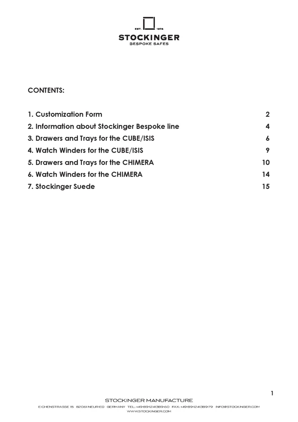 Preview image for the file Customization Brochure