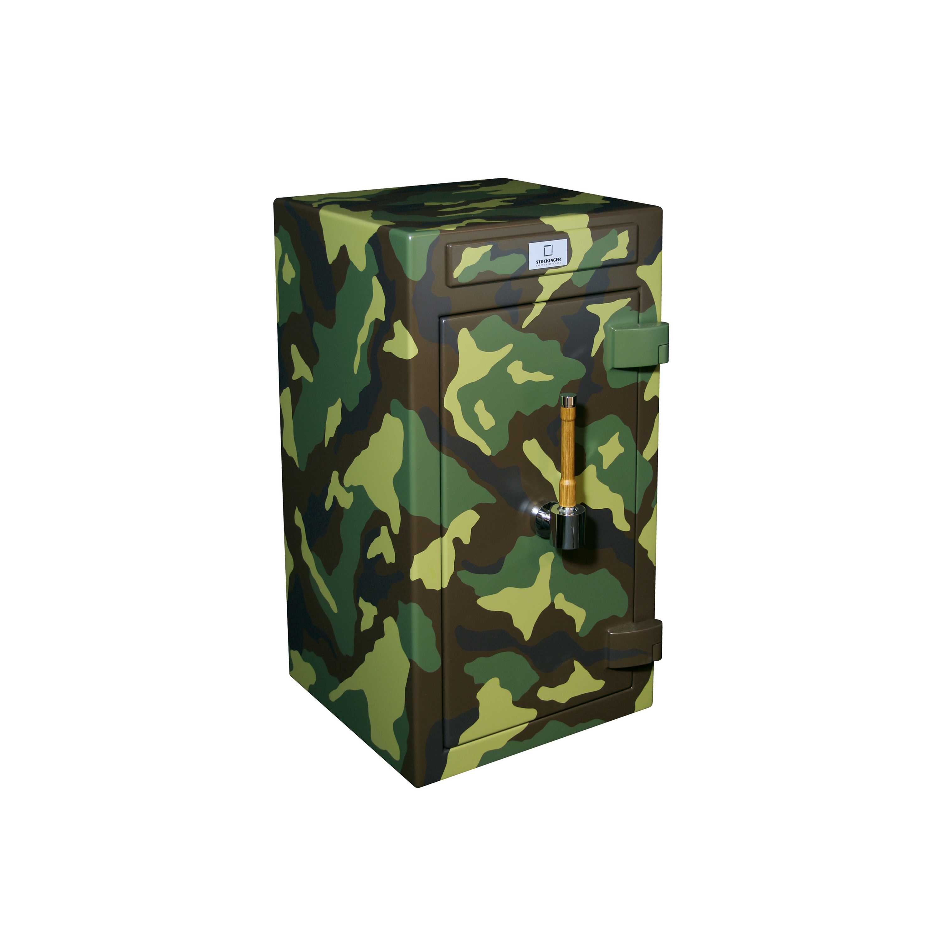 Display product Camouflage Safe from manufacturer Stockinger