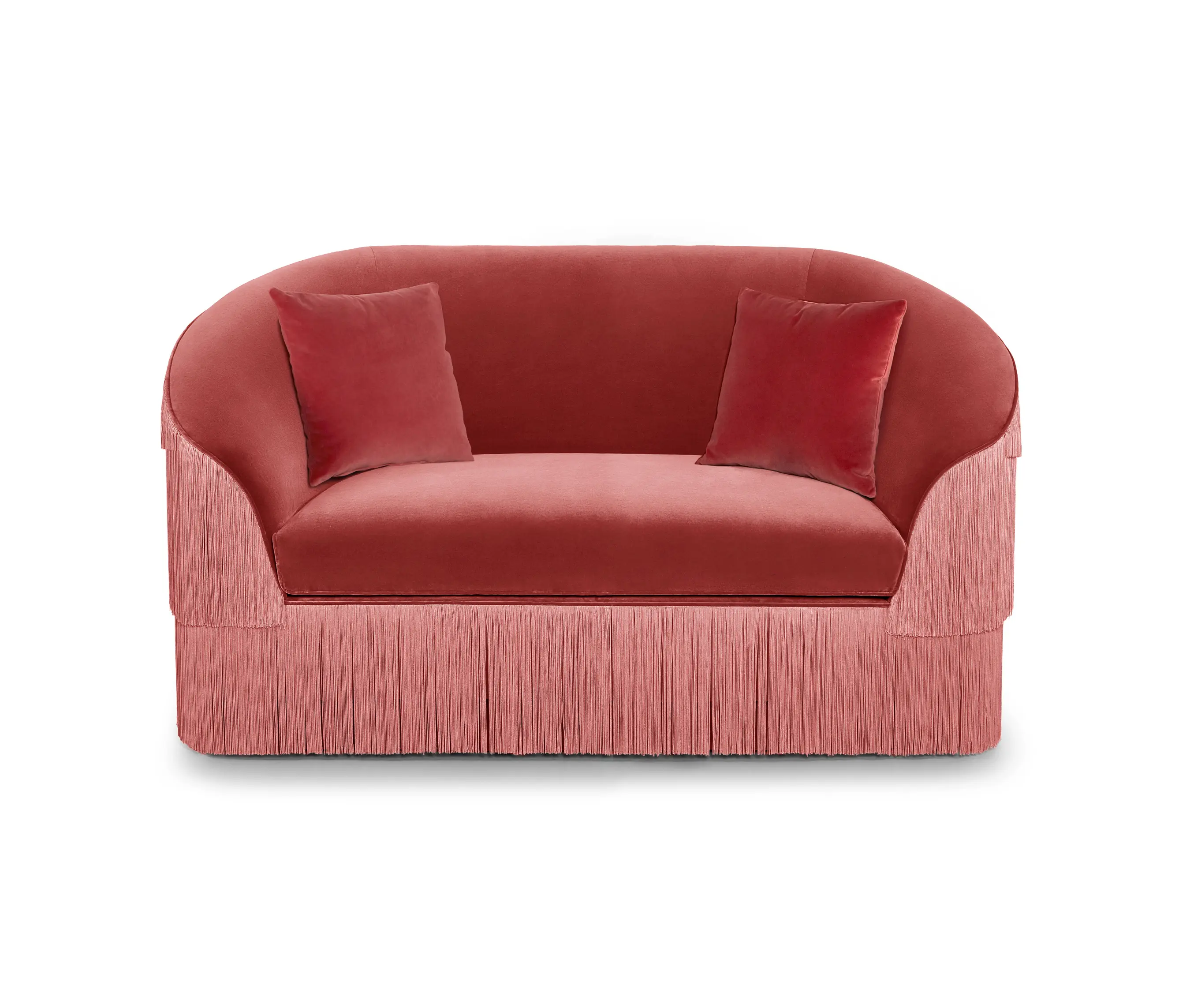 MUNNA - Fringes | Two Seat Sofa