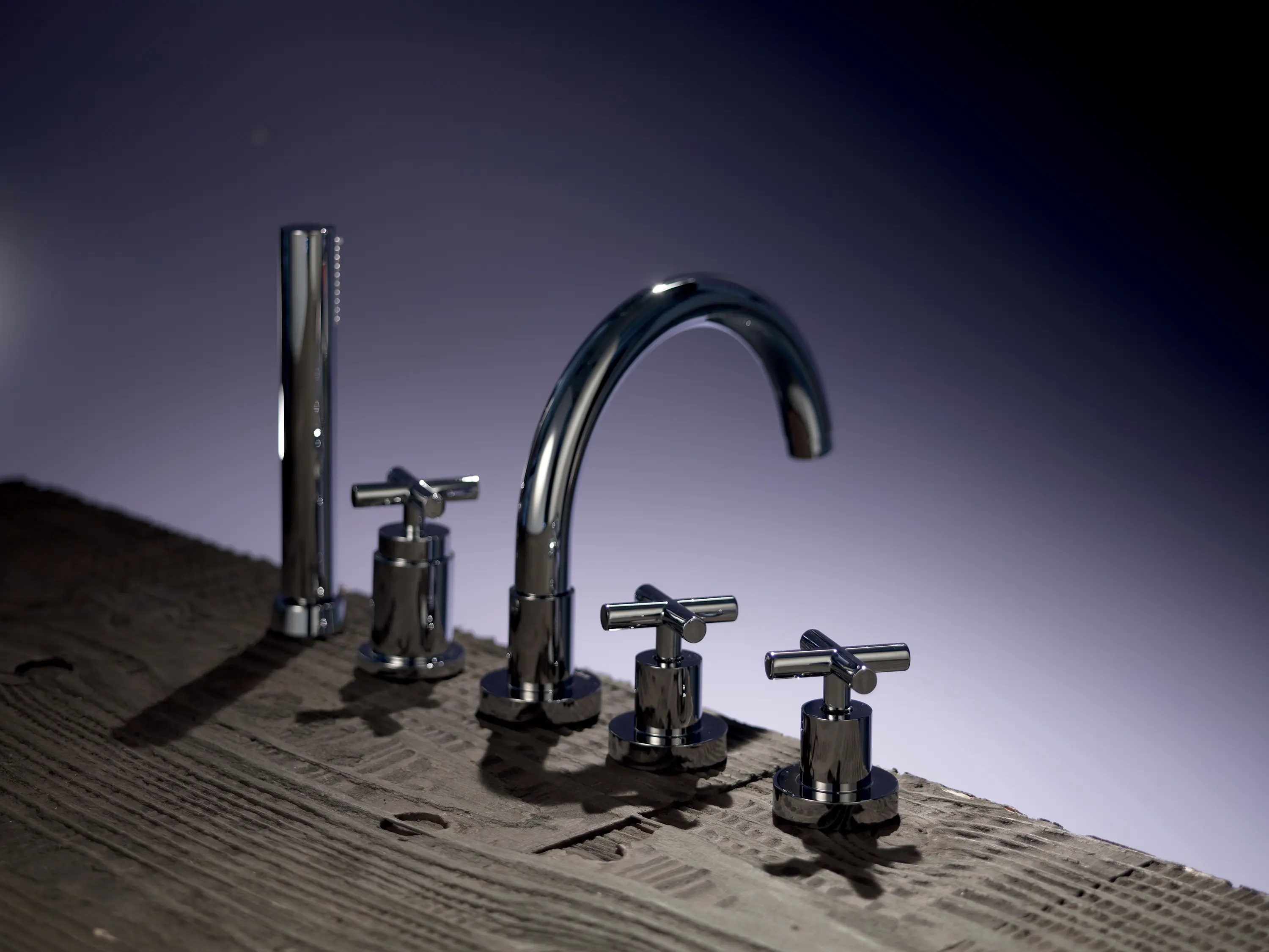 Fima Carlo Frattini - Maxima F5301W | 3-holes basin mixer with swivel spout