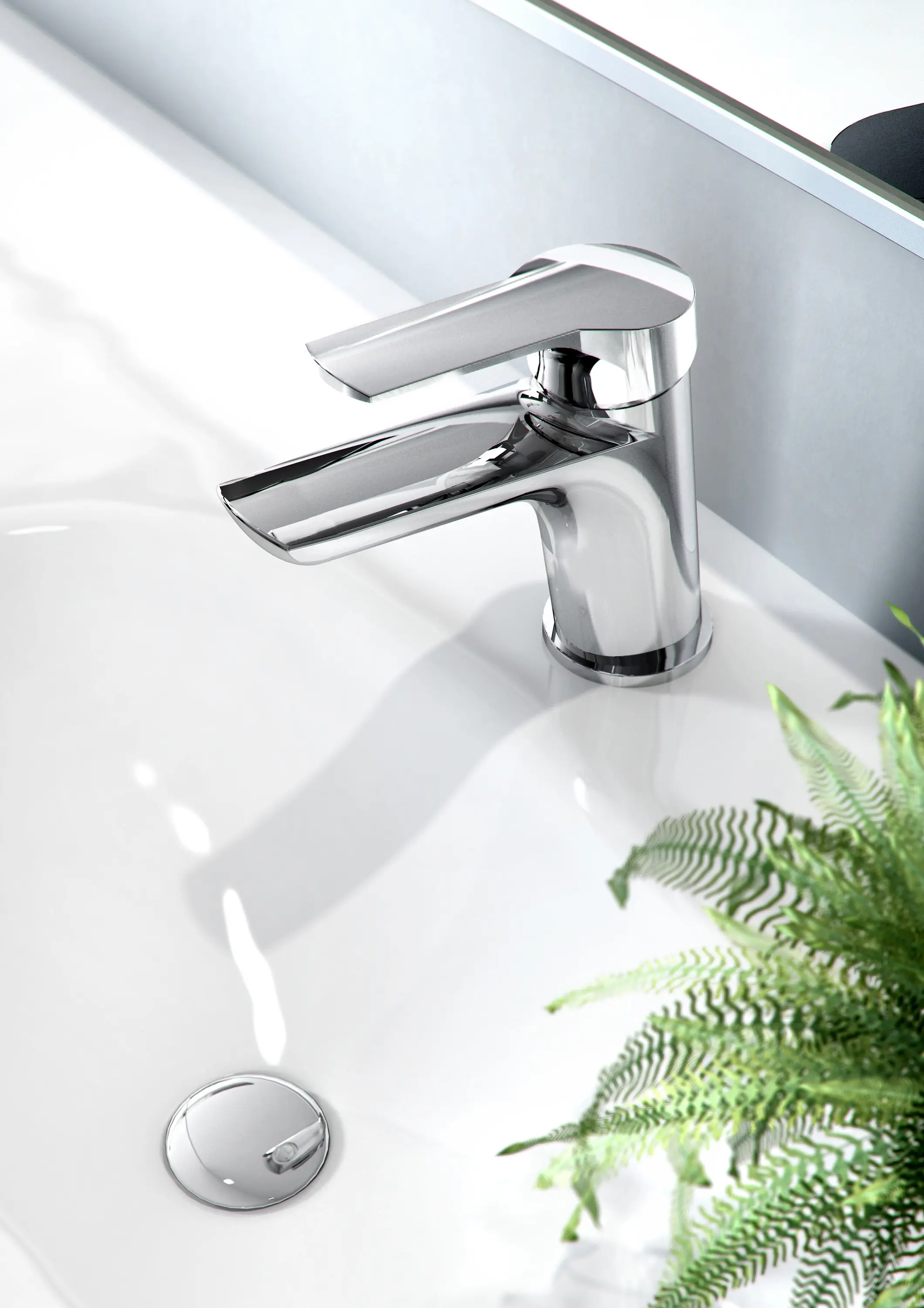 Fima Carlo Frattini - Serie 4 F3781W | Wash basin mixer with swivel spout