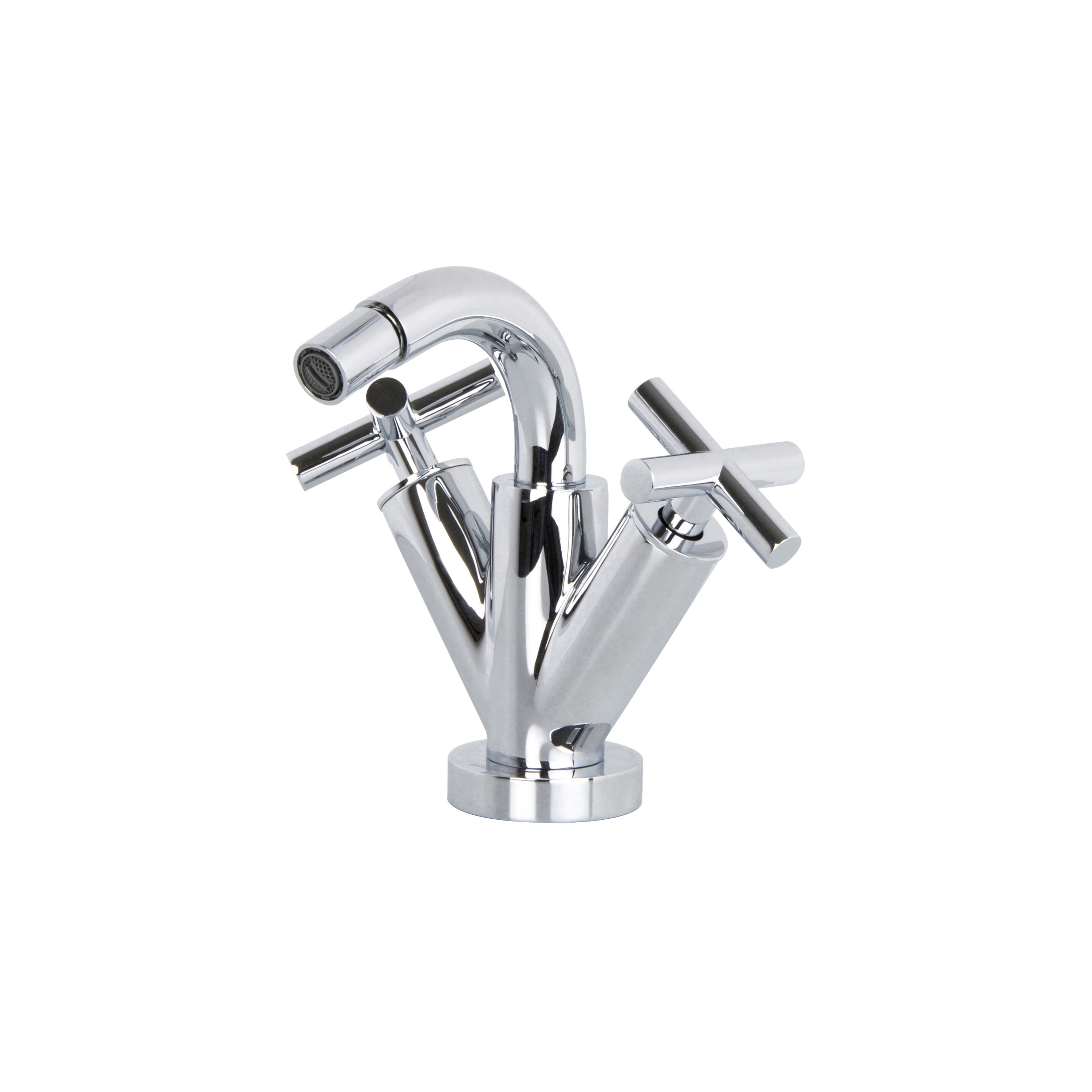 Vertoon produk Maxima F5312W | Bidet mixer with swivel spout van vervaardiger Fima Carlo Frattini