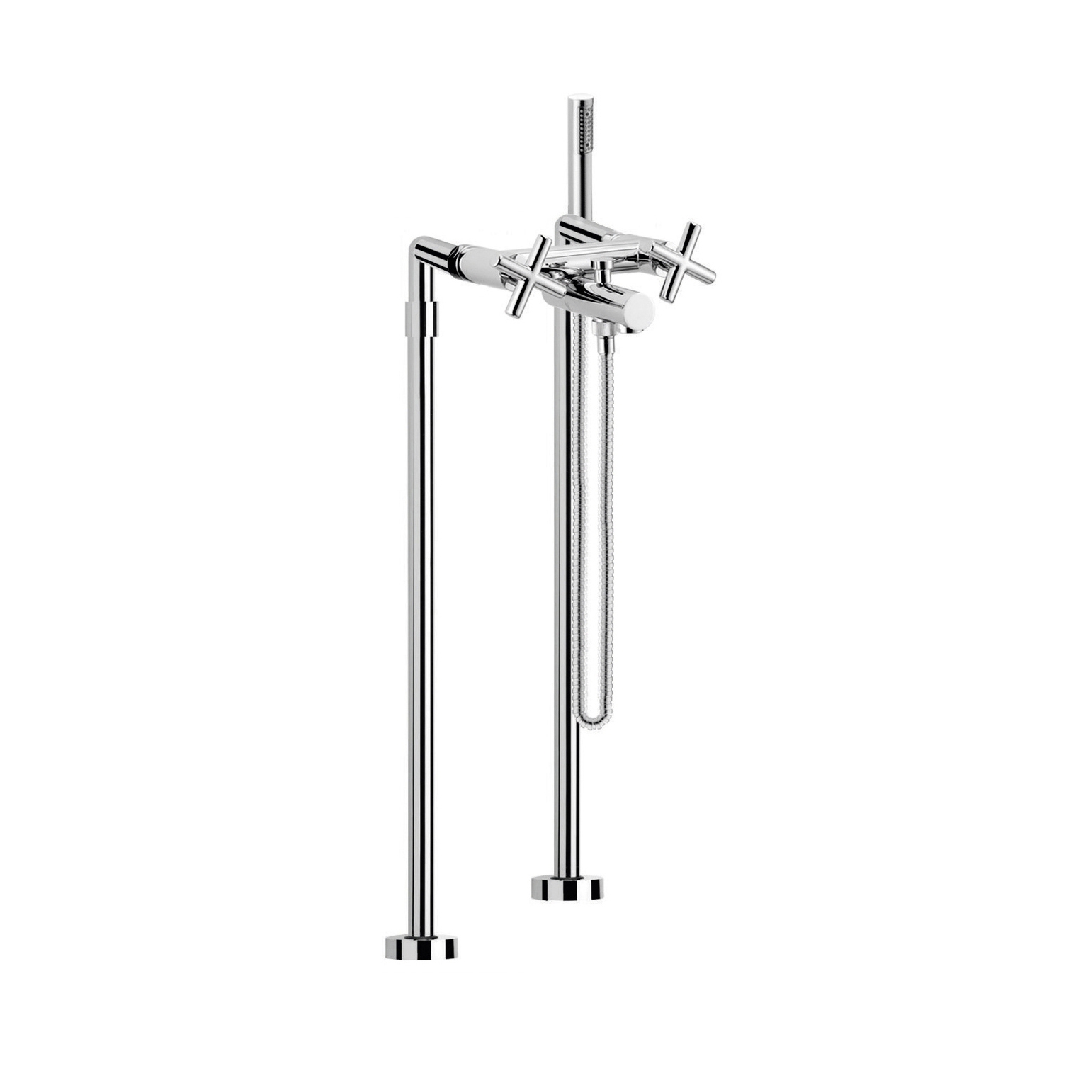 Mostrar el producto Maxima F5304/4 | Batería a suelo para bañera con set de ducha del fabricante Fima Carlo Frattini