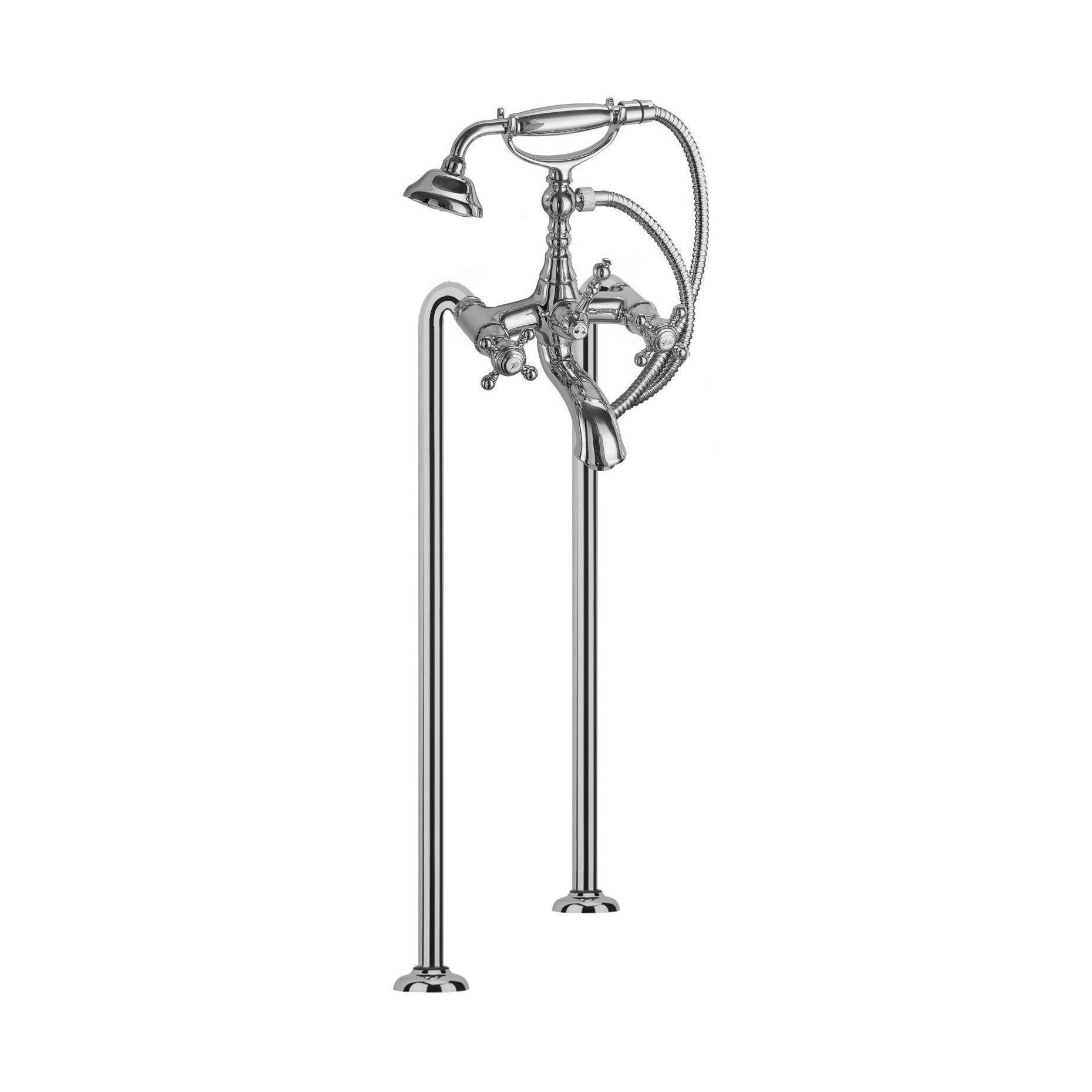 Mostrar el producto Elizabeth F5084/4 | Batería a suelo para bañera con set de ducha del fabricante Fima Carlo Frattini