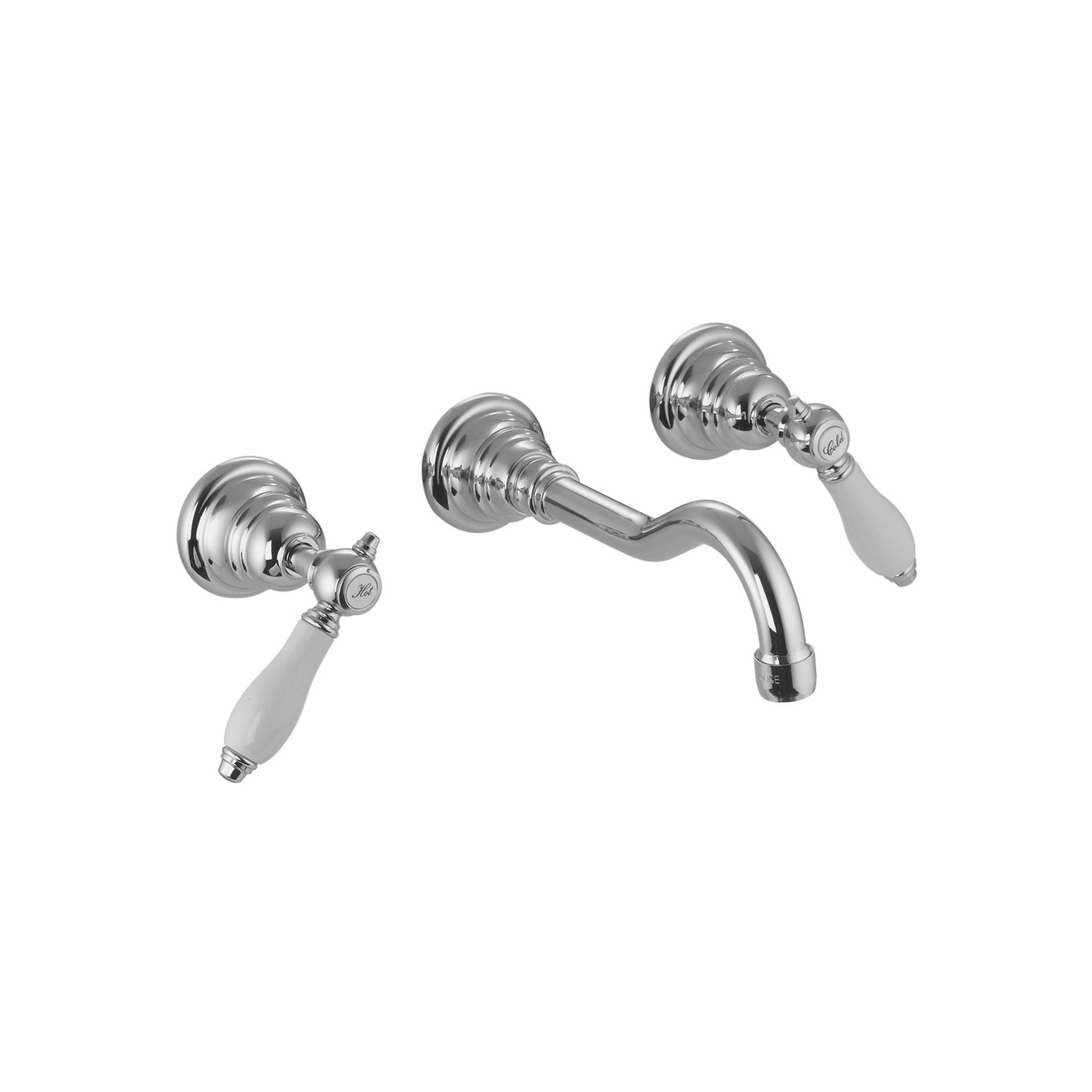 Display product Herend F5401/5 | Wall mounted 3-holes basin mixer from manufacturer Fima Carlo Frattini