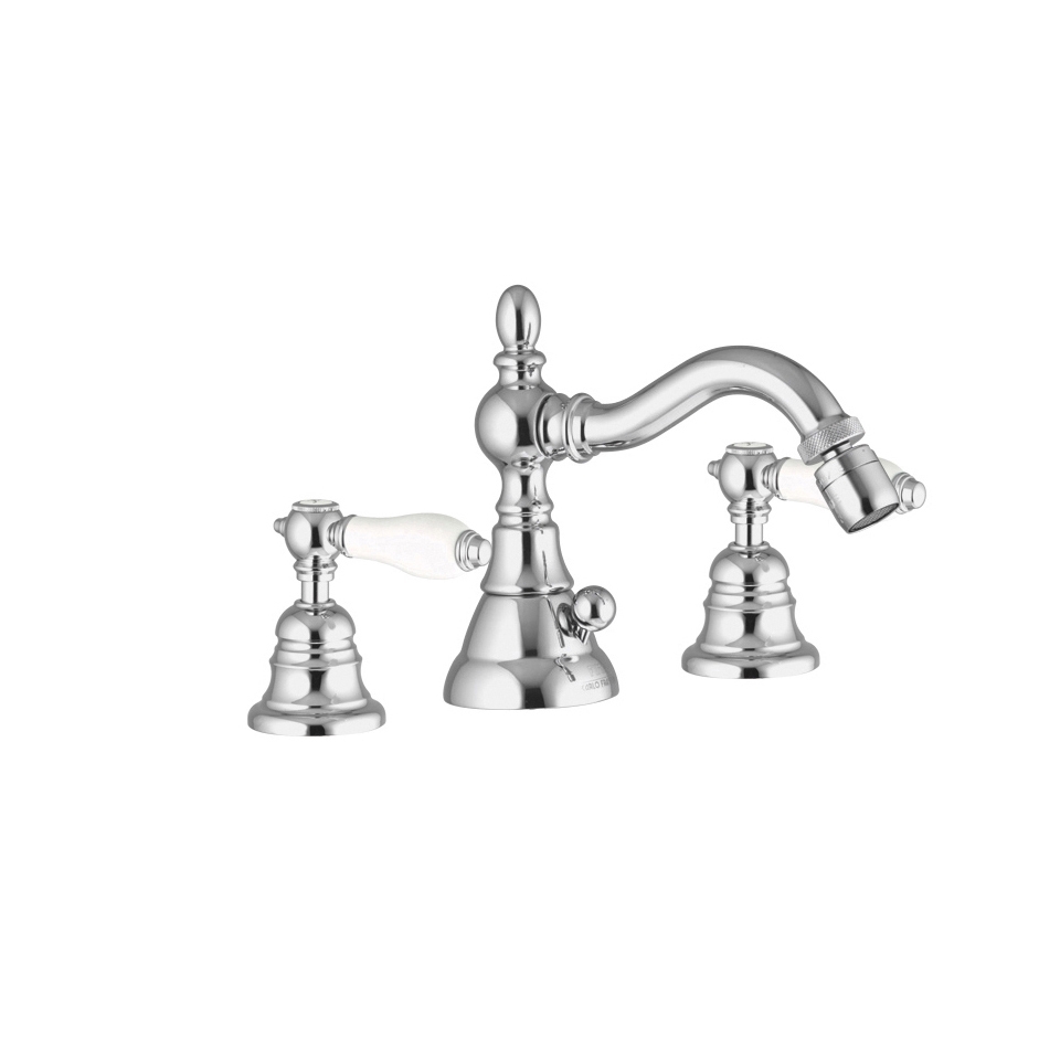 Vertoon produk Herend F5402 | 3-holes bidet mixer with swivel spout van vervaardiger Fima Carlo Frattini