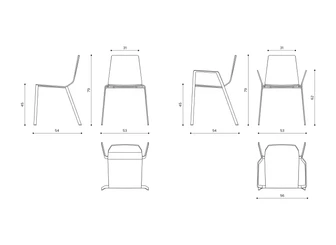 True Design Stool Model MARINA - Bar stools from True Design | Architonic