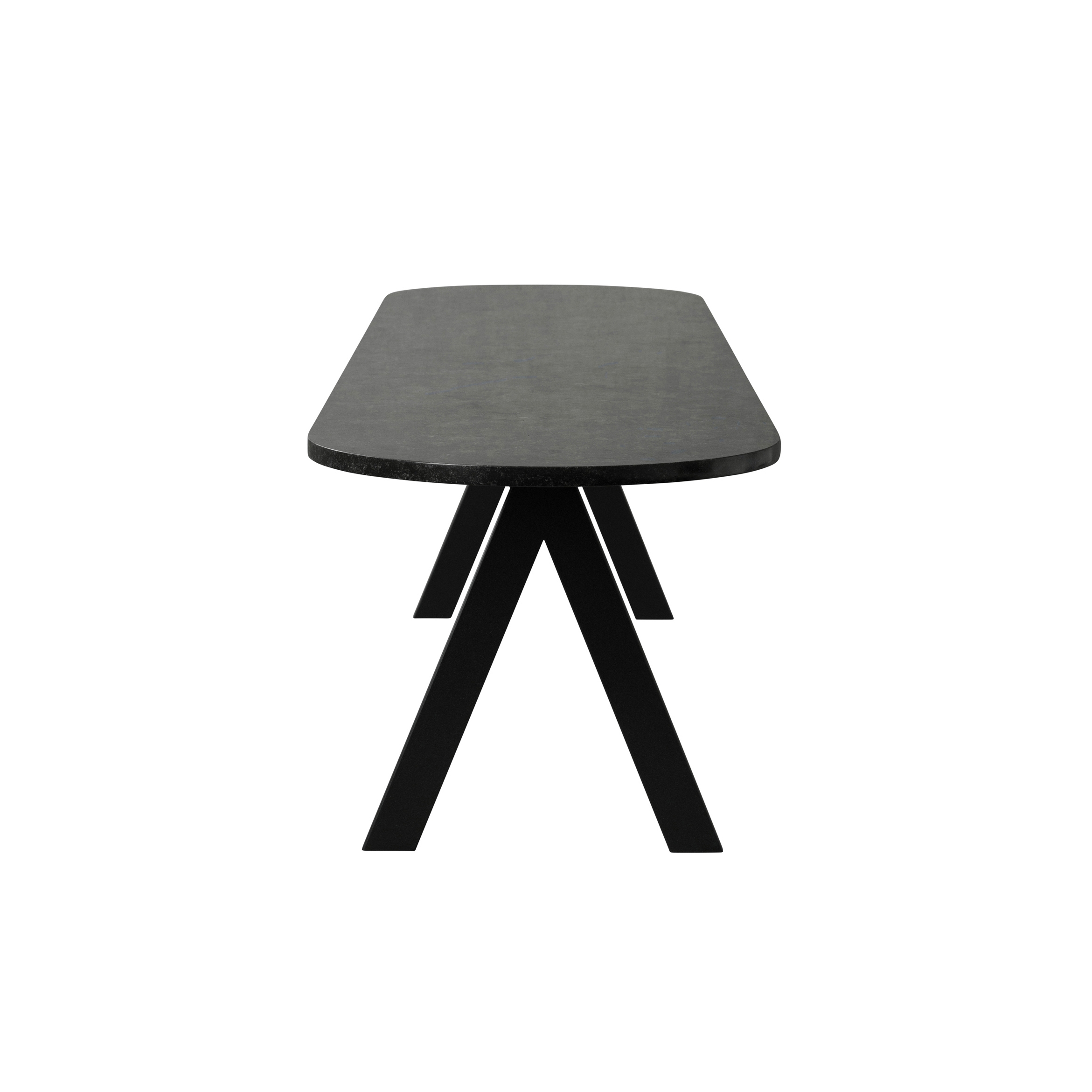 Afficher le produit Saw Bench marble black rounded du fabricant Friends & Founders