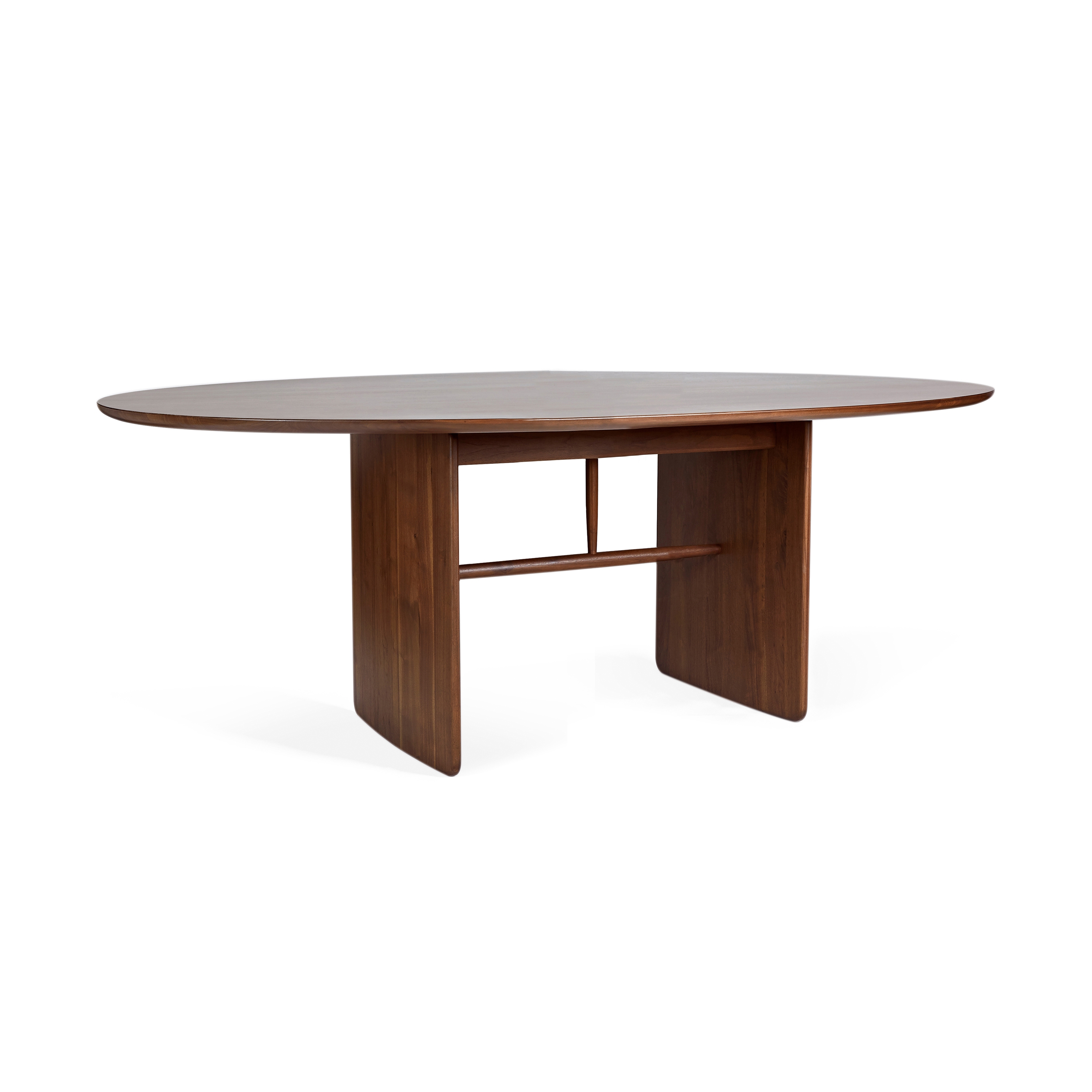 Afficher le produit Pennon | Small Walnut Pennon Table du fabricant L.Ercolani