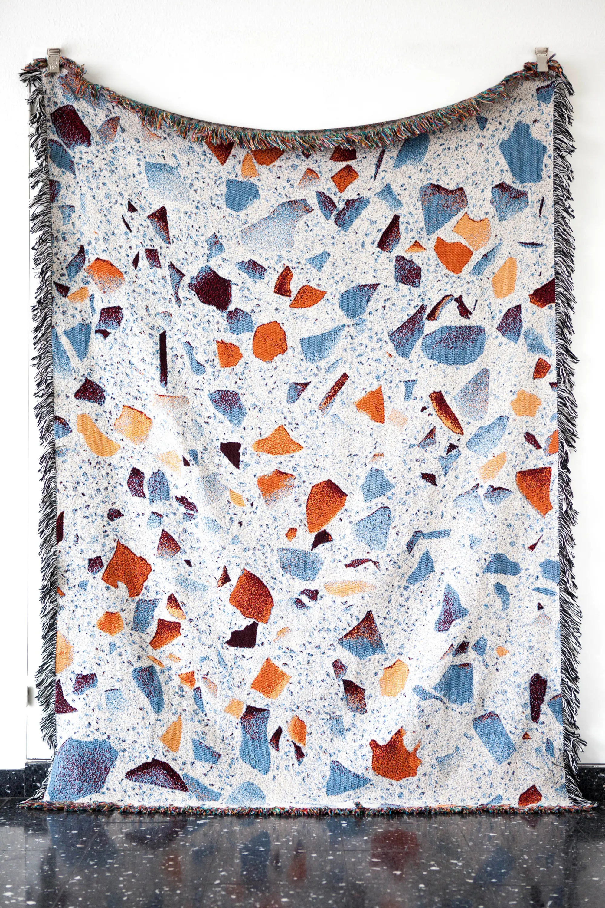 Sula World - schoenstaub x Terrazzo Project | Blanket Multi white