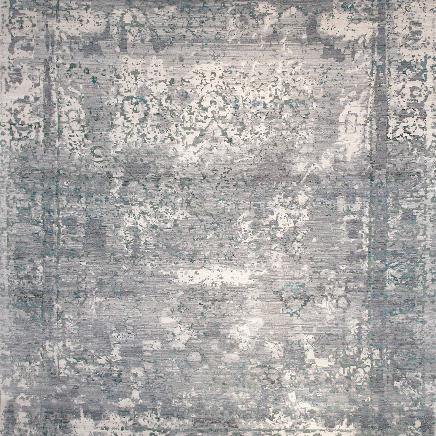Display product Elements aztec transitional grey turquoise from manufacturer THIBAULT VAN RENNE