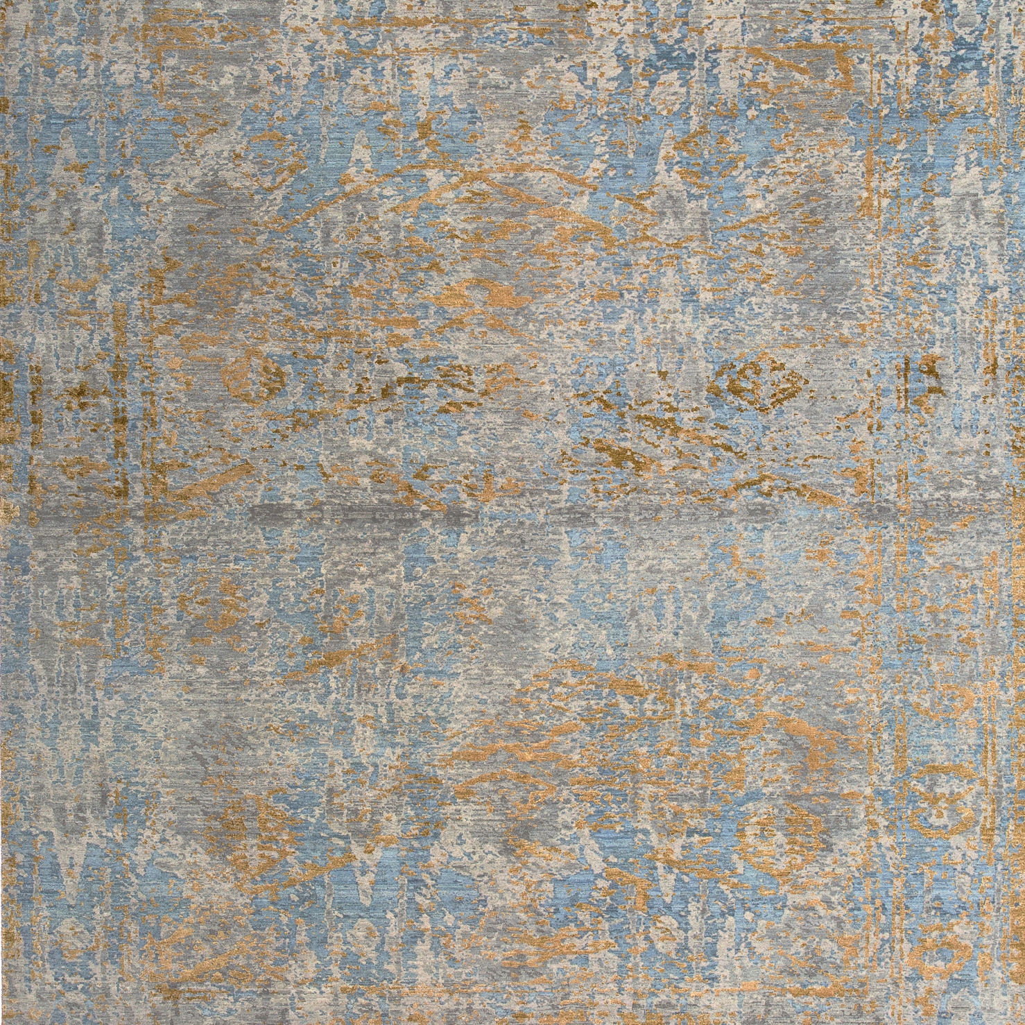 Display product Elements Smoked leaf blue gold from manufacturer THIBAULT VAN RENNE