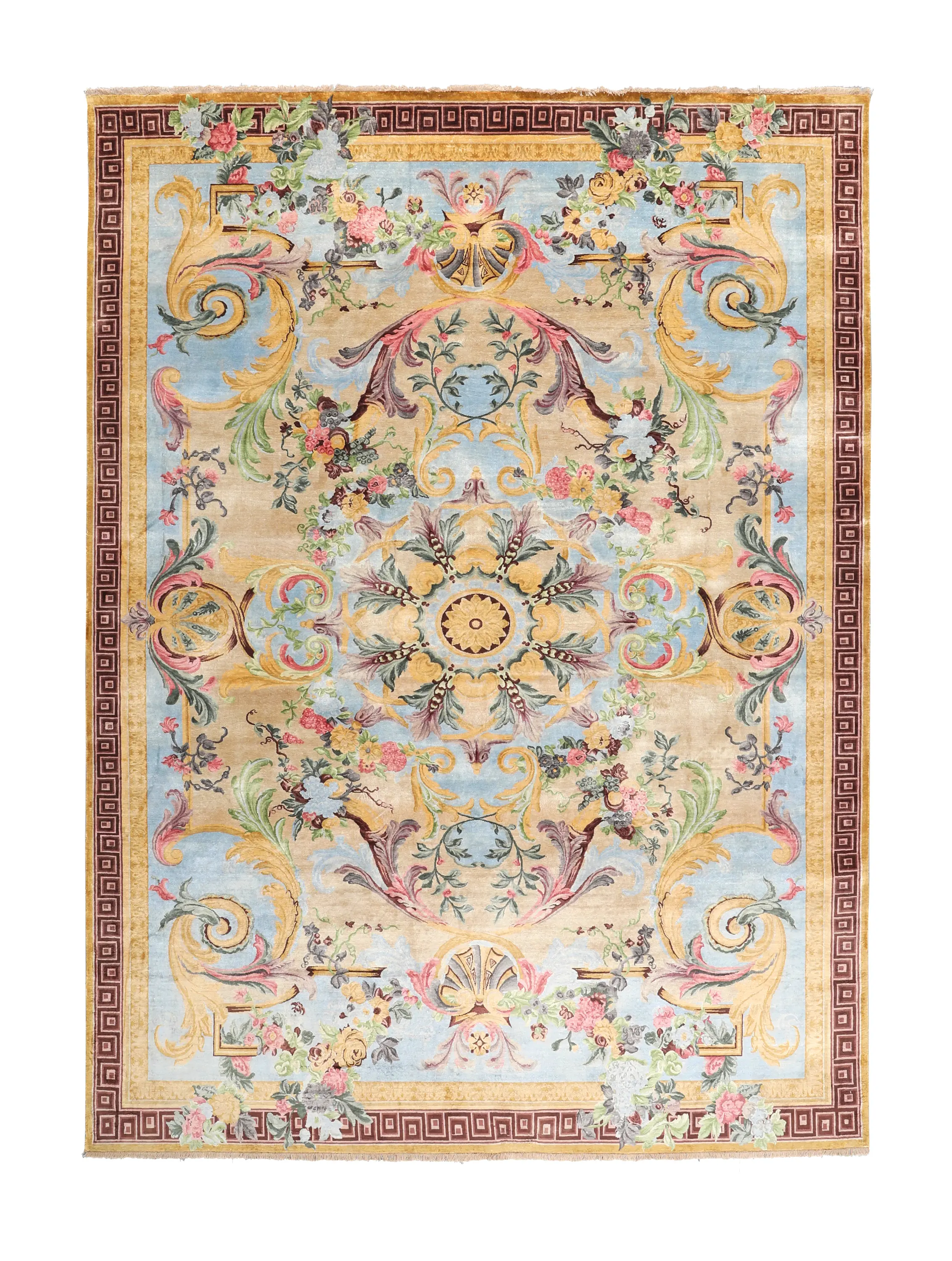 THIBAULT VAN RENNE - Savonnerie versailles sky blue multi