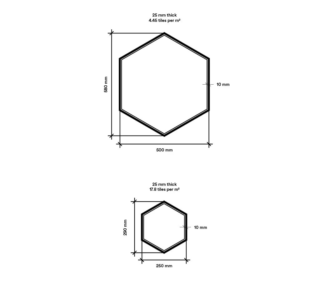 BAUX - BAUX Acoustic Tiles Hexagon