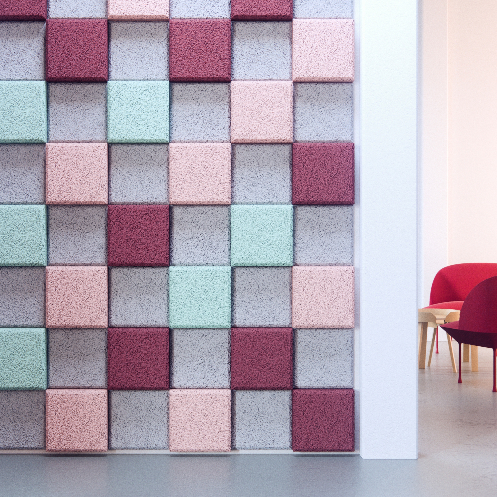 Mostra il prodotto BAUX Acoustic 3D Pixel - Meeting informal del produttore BAUX