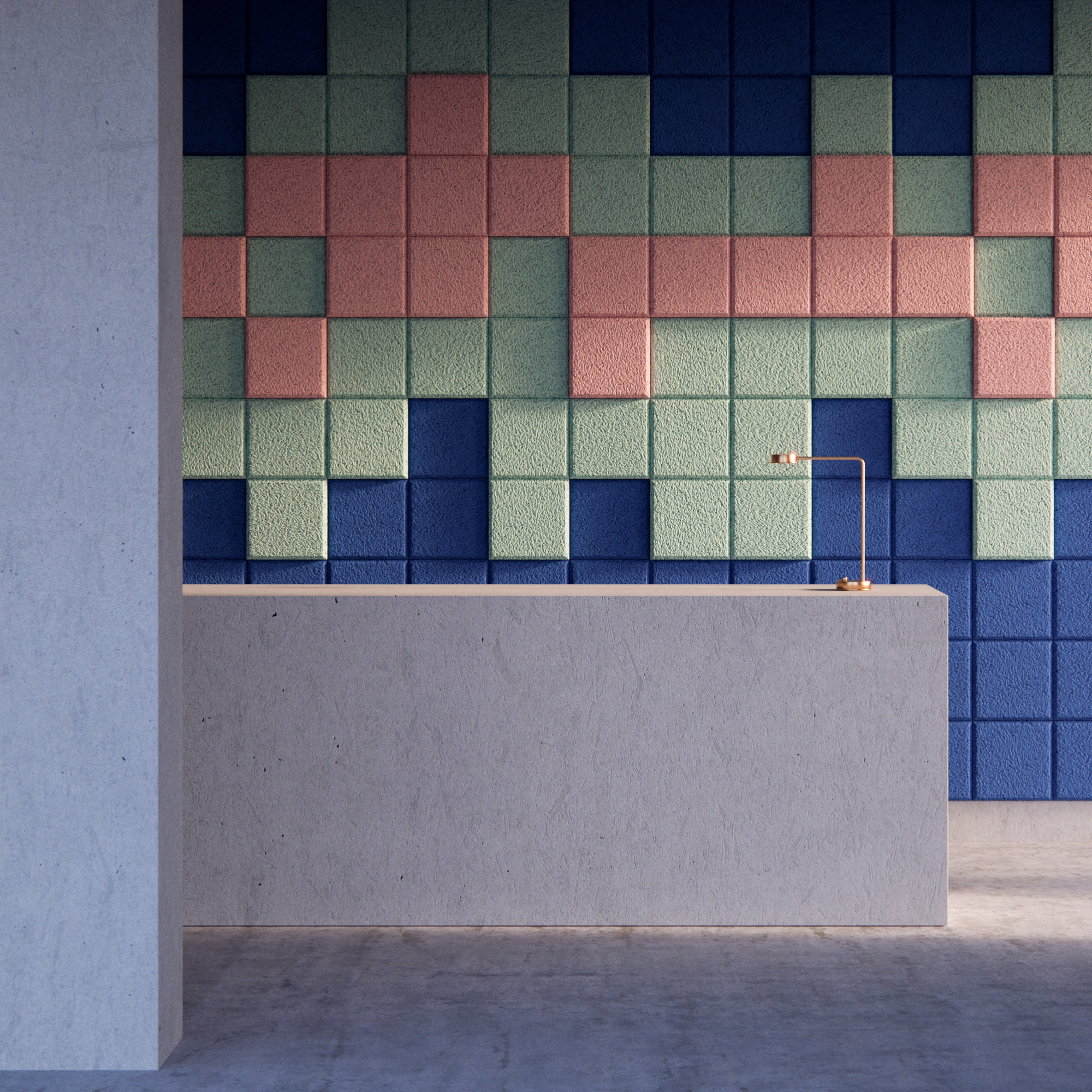 Mostra il prodotto BAUX Acoustic 3D Pixel - Reception del produttore BAUX