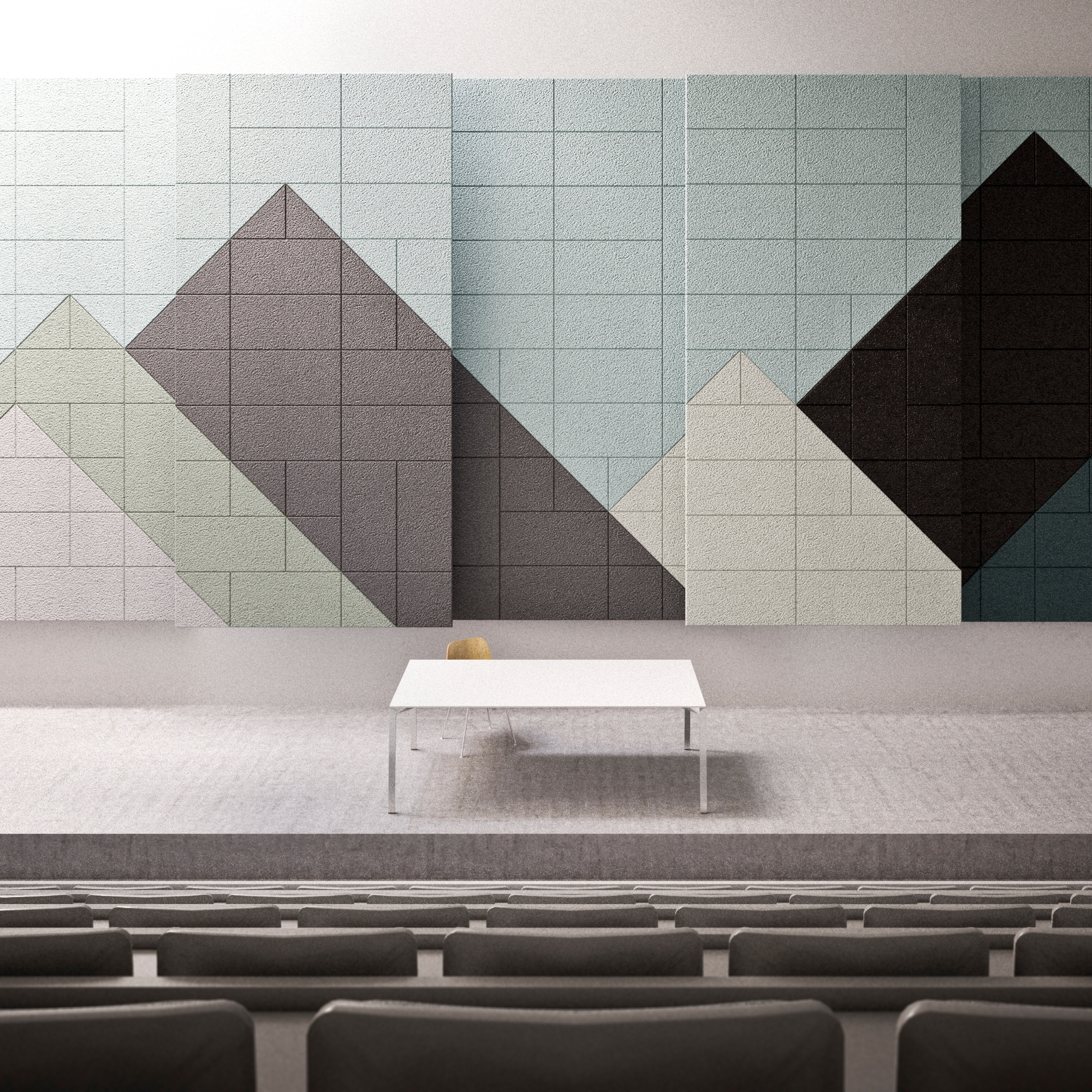 Mostra il prodotto BAUX Acoustic Tiles - Campus Event-Hall del produttore BAUX