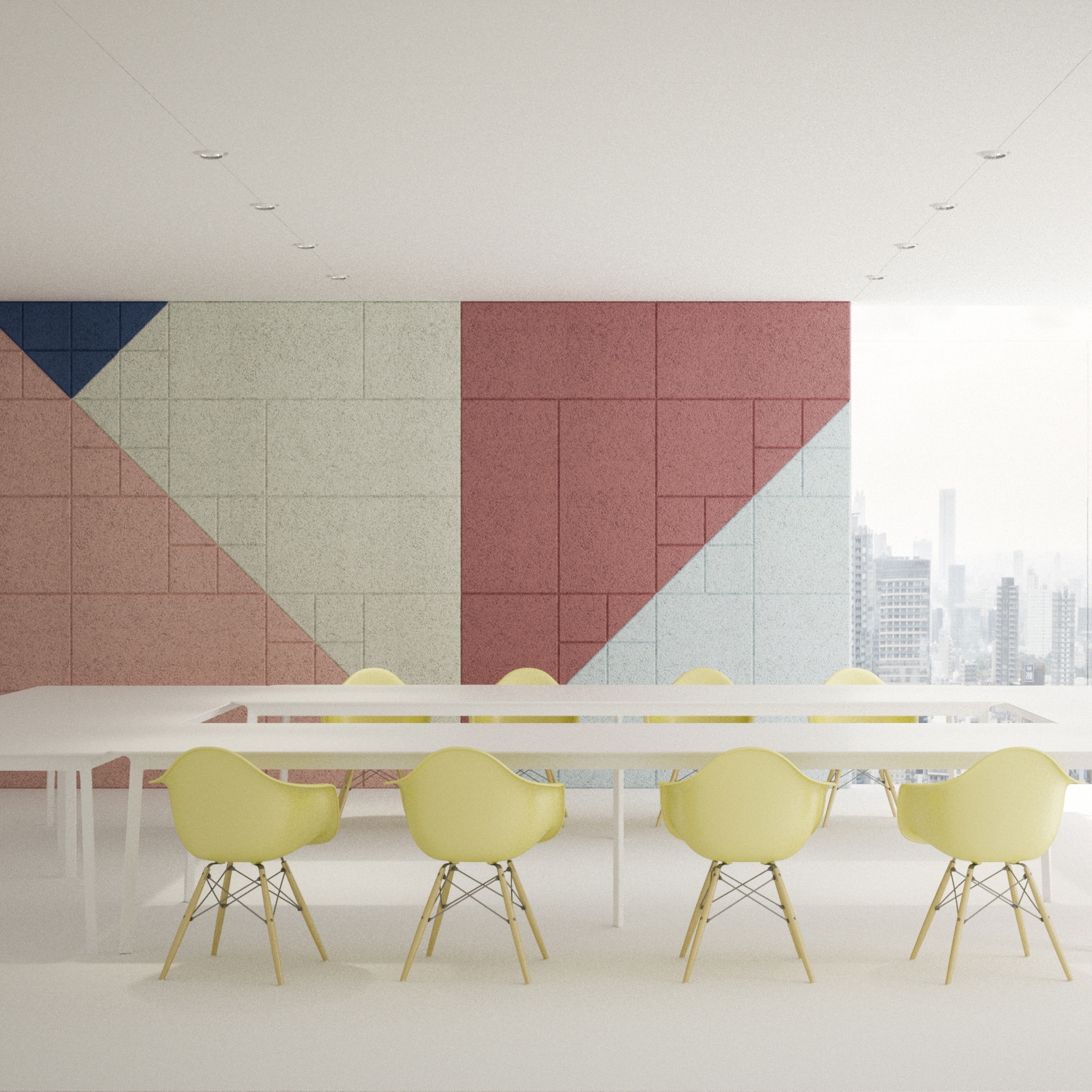 Mostra il prodotto BAUX Acoustic Tiles - Meeting Room del produttore BAUX