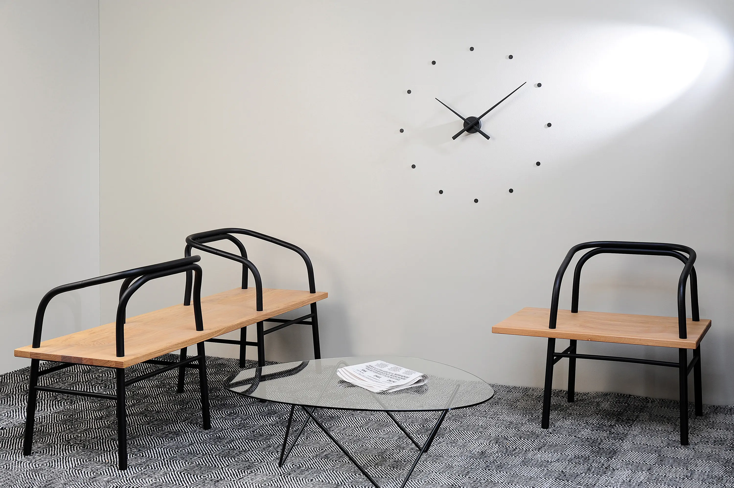 Nomon - OJ Wall Clock Red