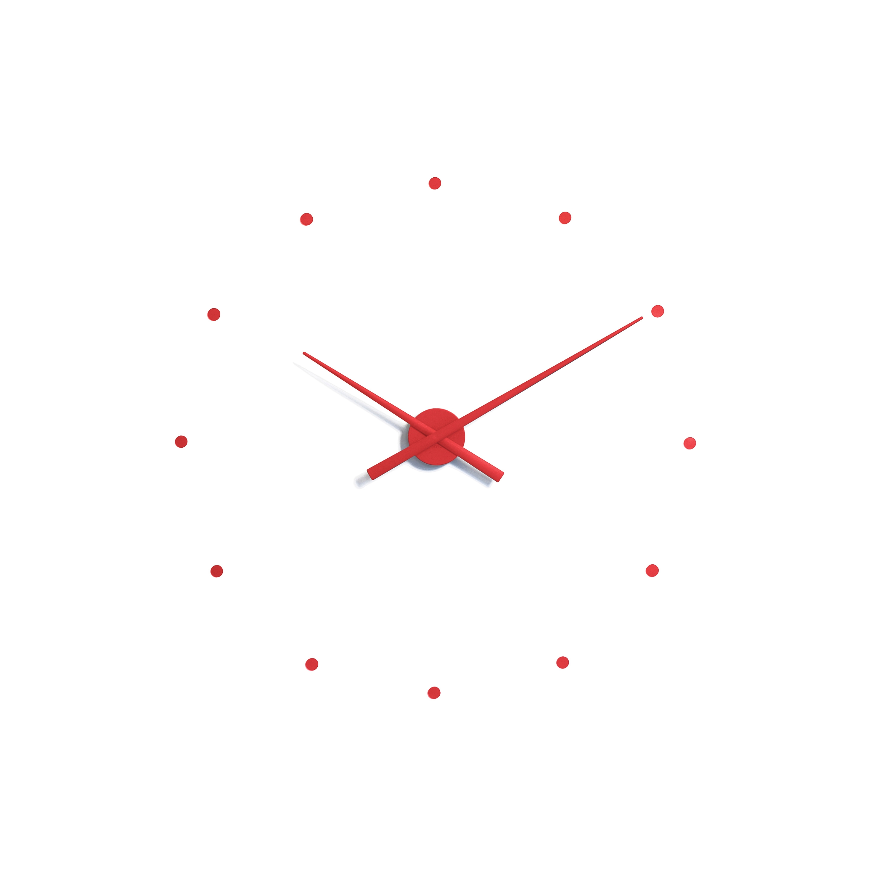 OJ Wall Clock Red