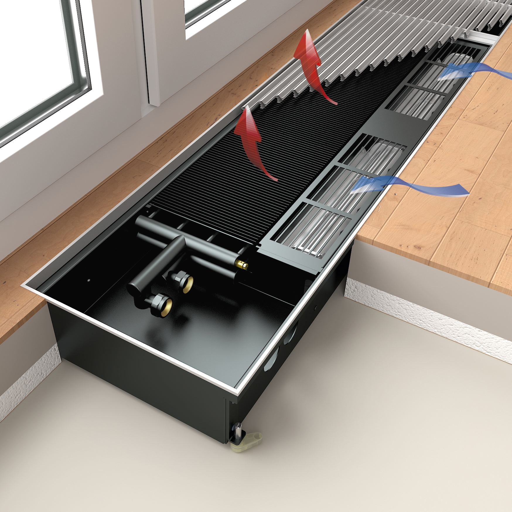 Mostra il prodotto Ascotherm® eco | Convettori a incasso del produttore Prolux Solutions