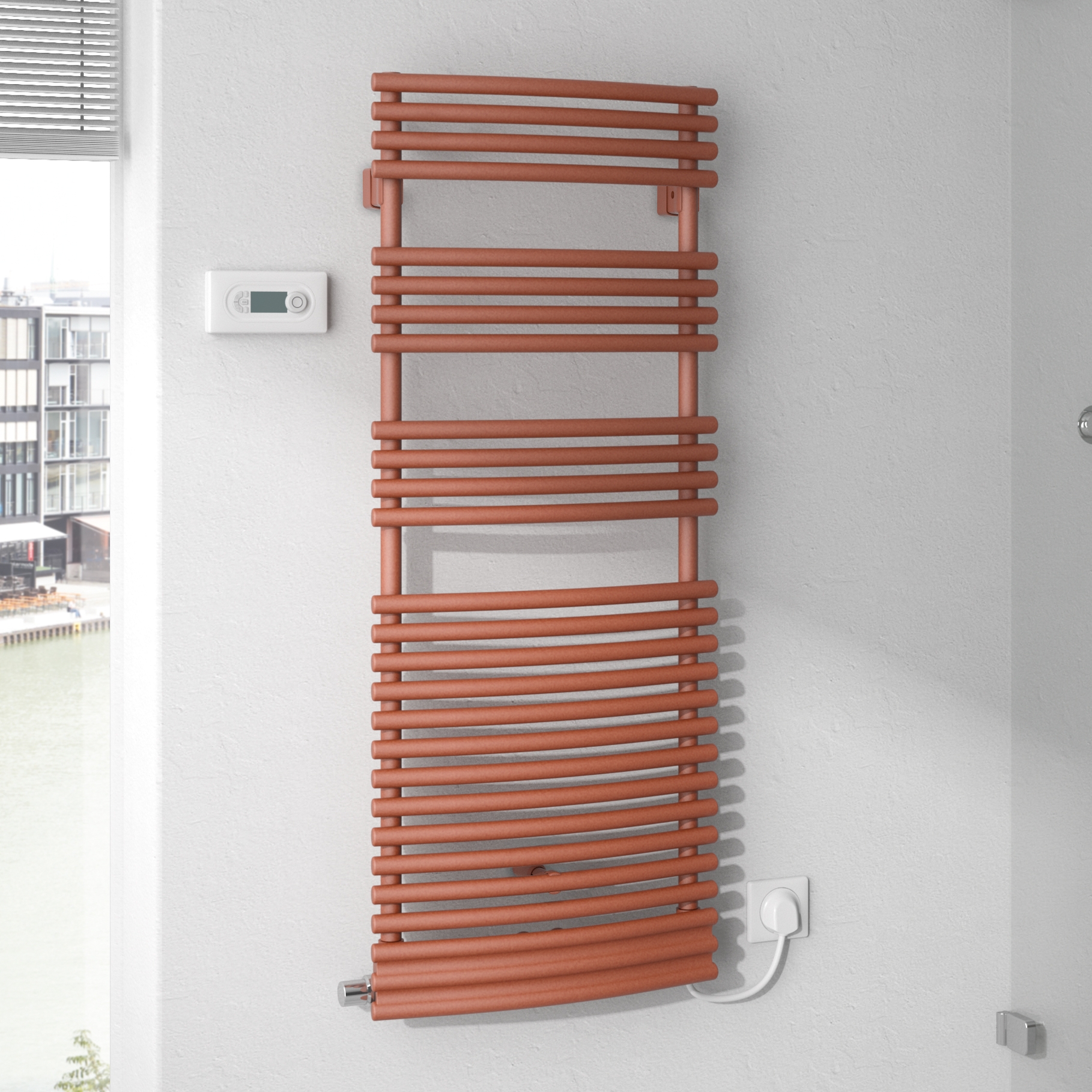 Vertoon produk Mambo | Bathroom radiator van vervaardiger Prolux Solutions
