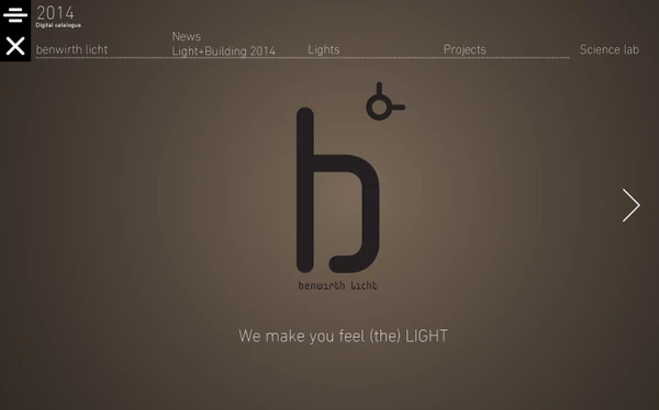 Preview image for the file benwirth licht catalogue 2014