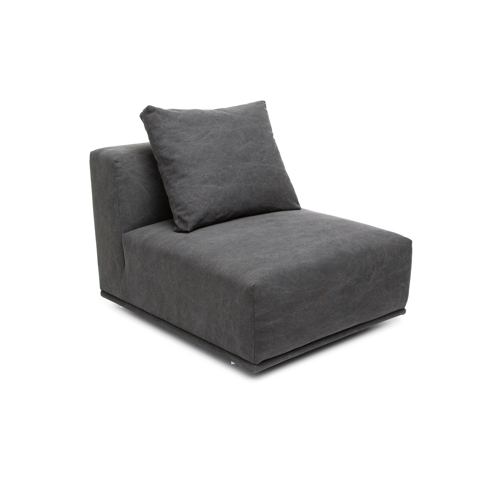Madonna Sofa, Center: Canvas Washed Black 066