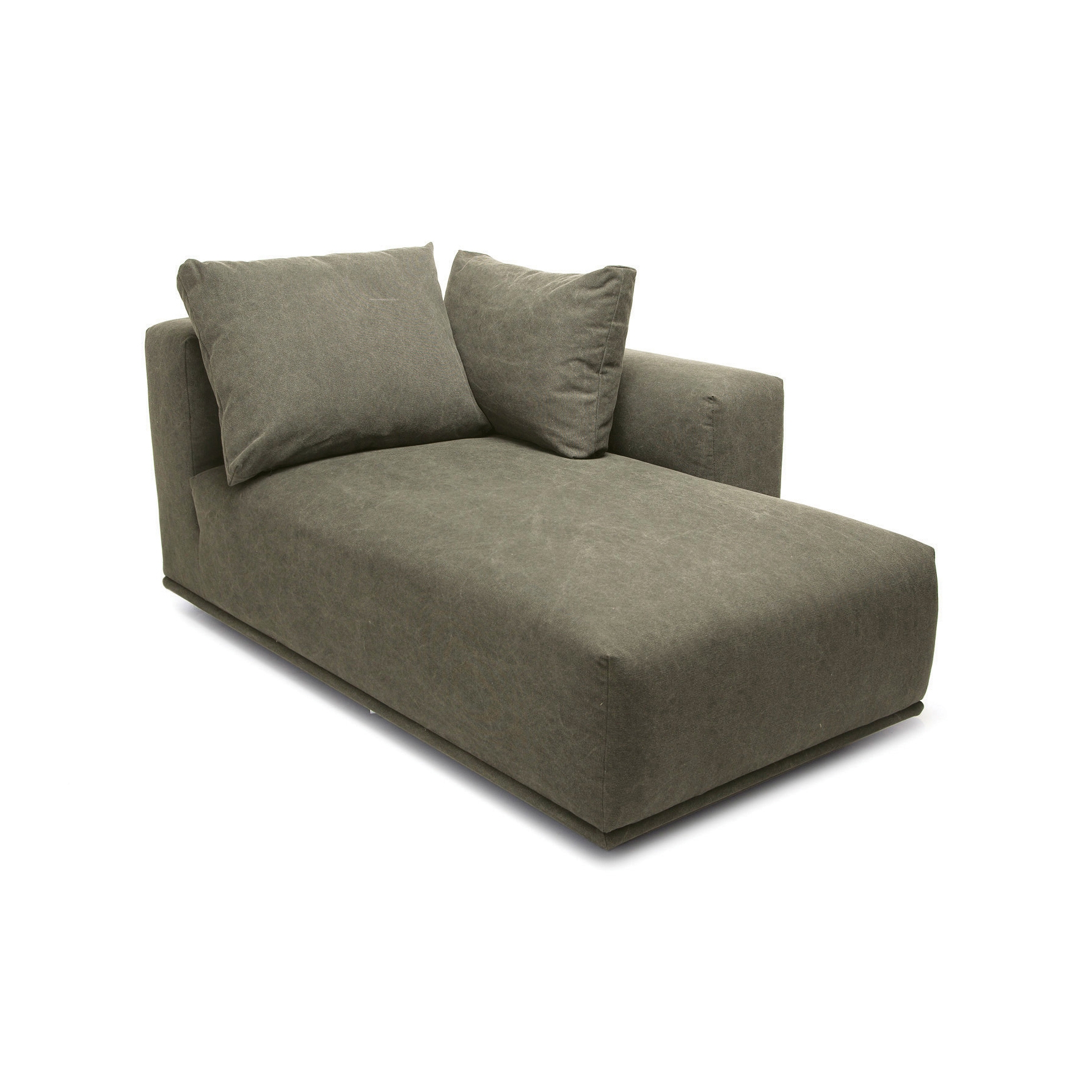 Mostra il prodotto Madonna Sofa, Chaise Longue Left: Canvas Washed Green 156 del produttore NORR11