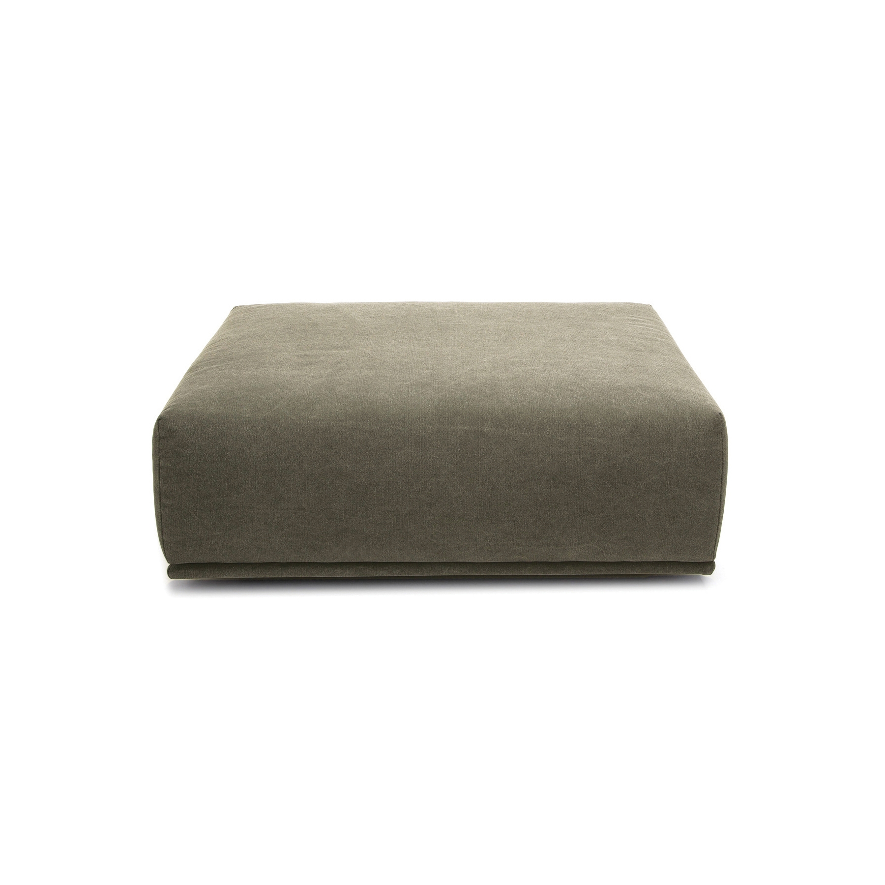 Mostra il prodotto Madonna Sofa Ottoman, Small: Canvas Washed Green 156 del produttore NORR11