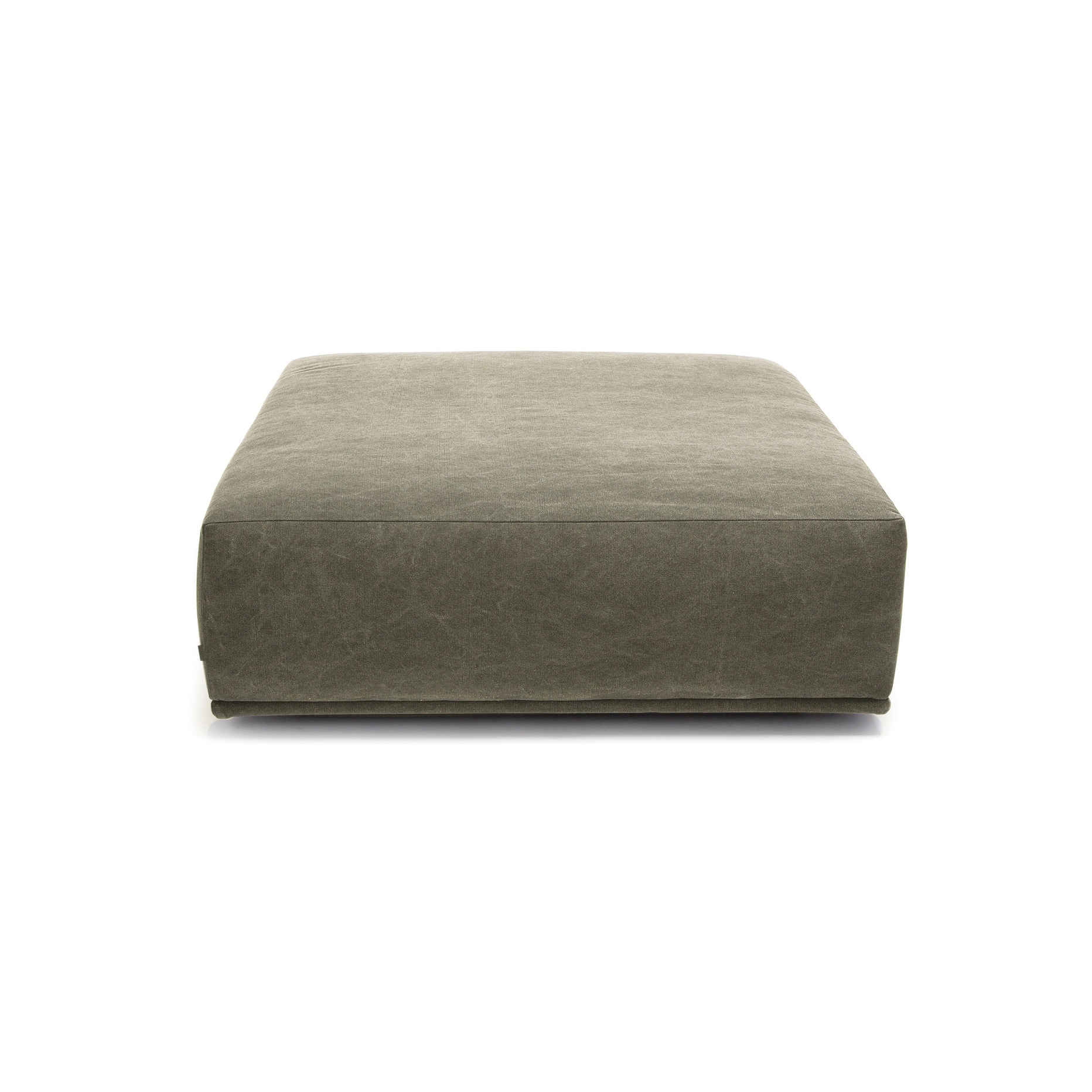 Mostra il prodotto Madonna Sofa Ottoman, Large: Canvas Washed Green 156 del produttore NORR11