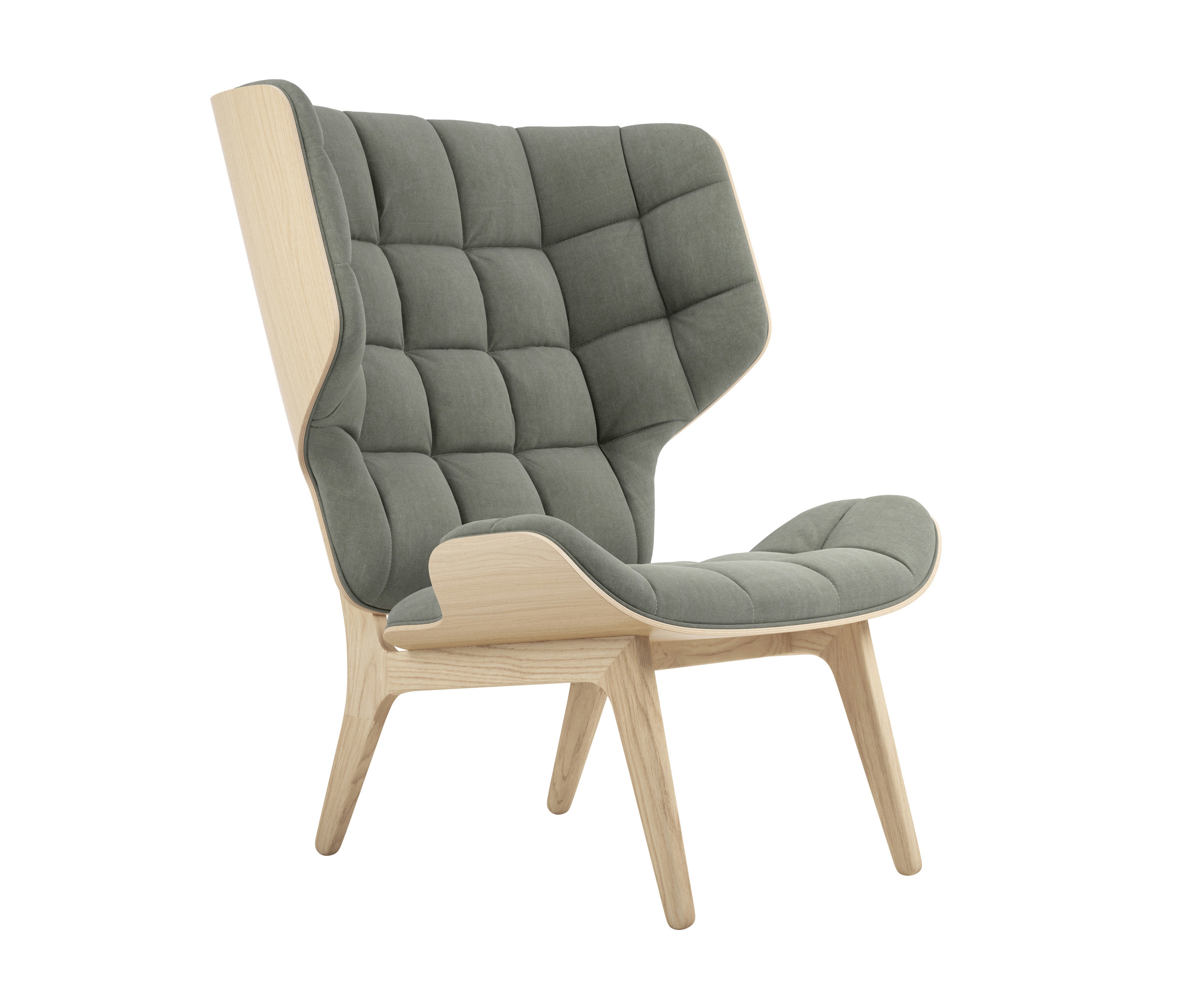 Vertoon produk Mammoth Chair, Natural / Canvas Washed Green 156 van vervaardiger NORR11