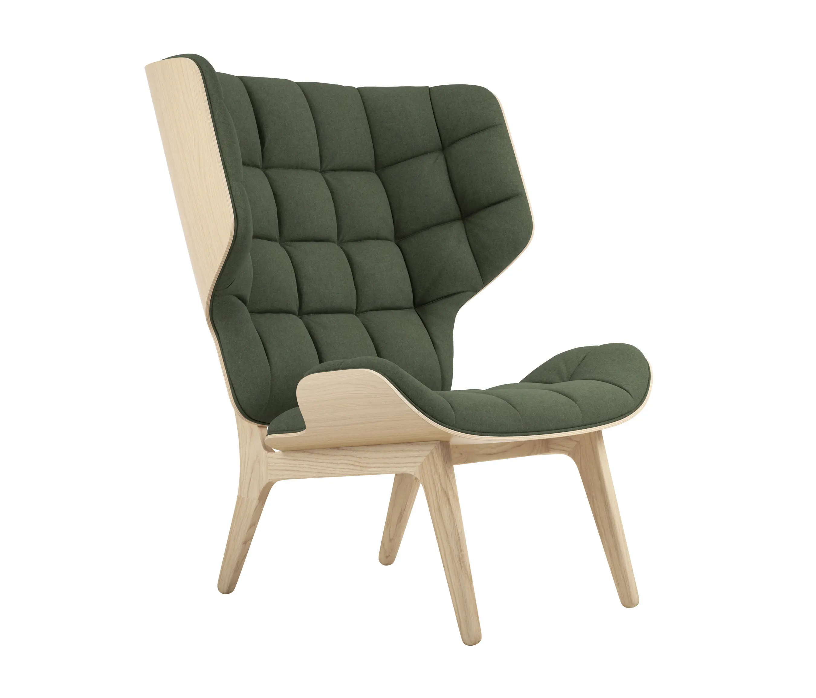NORR11 - Mammoth Chair, Natural / Wool Coal Grey 067