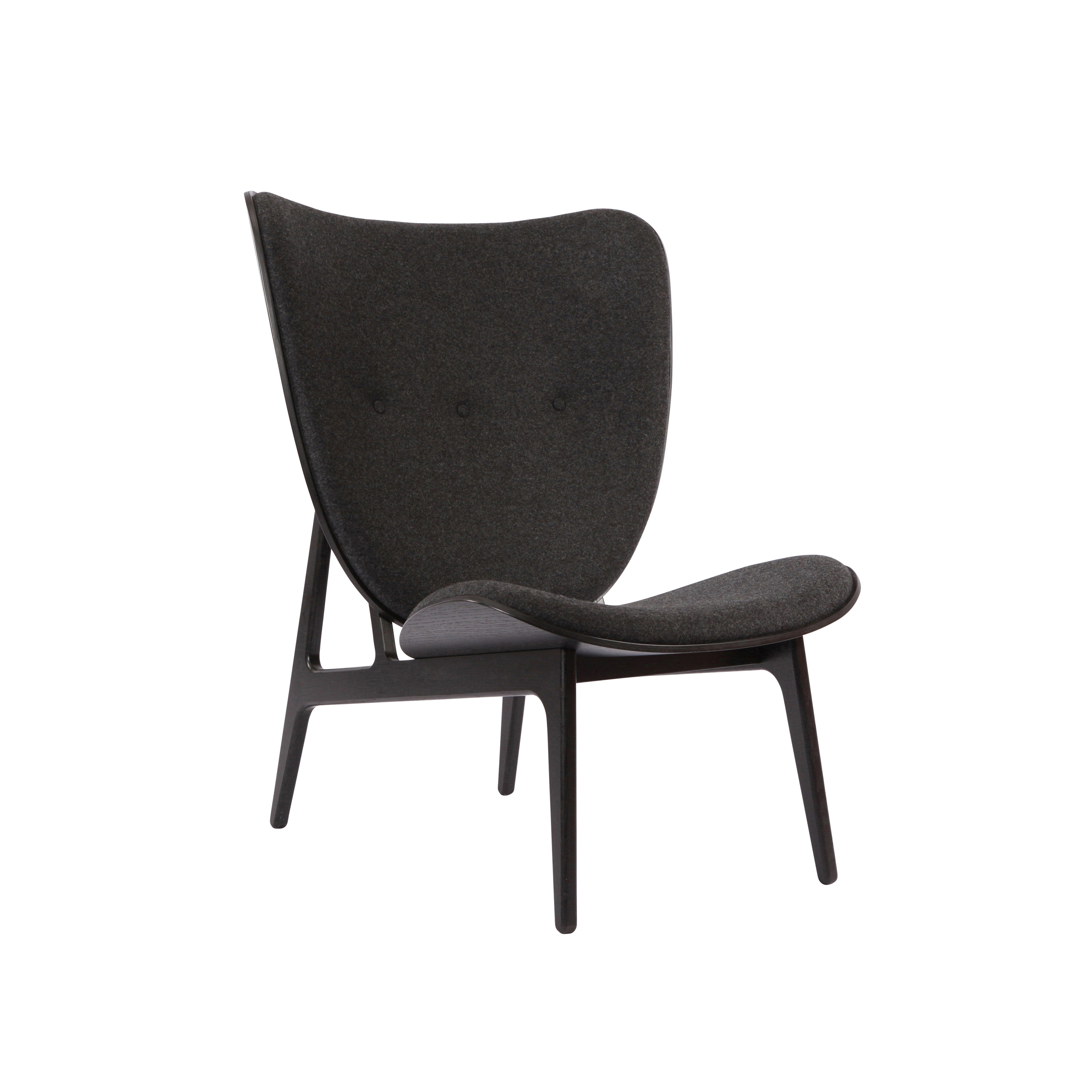 Display product Elephant Chair, Black / Wool: Coal Grey 068 from manufacturer NORR11