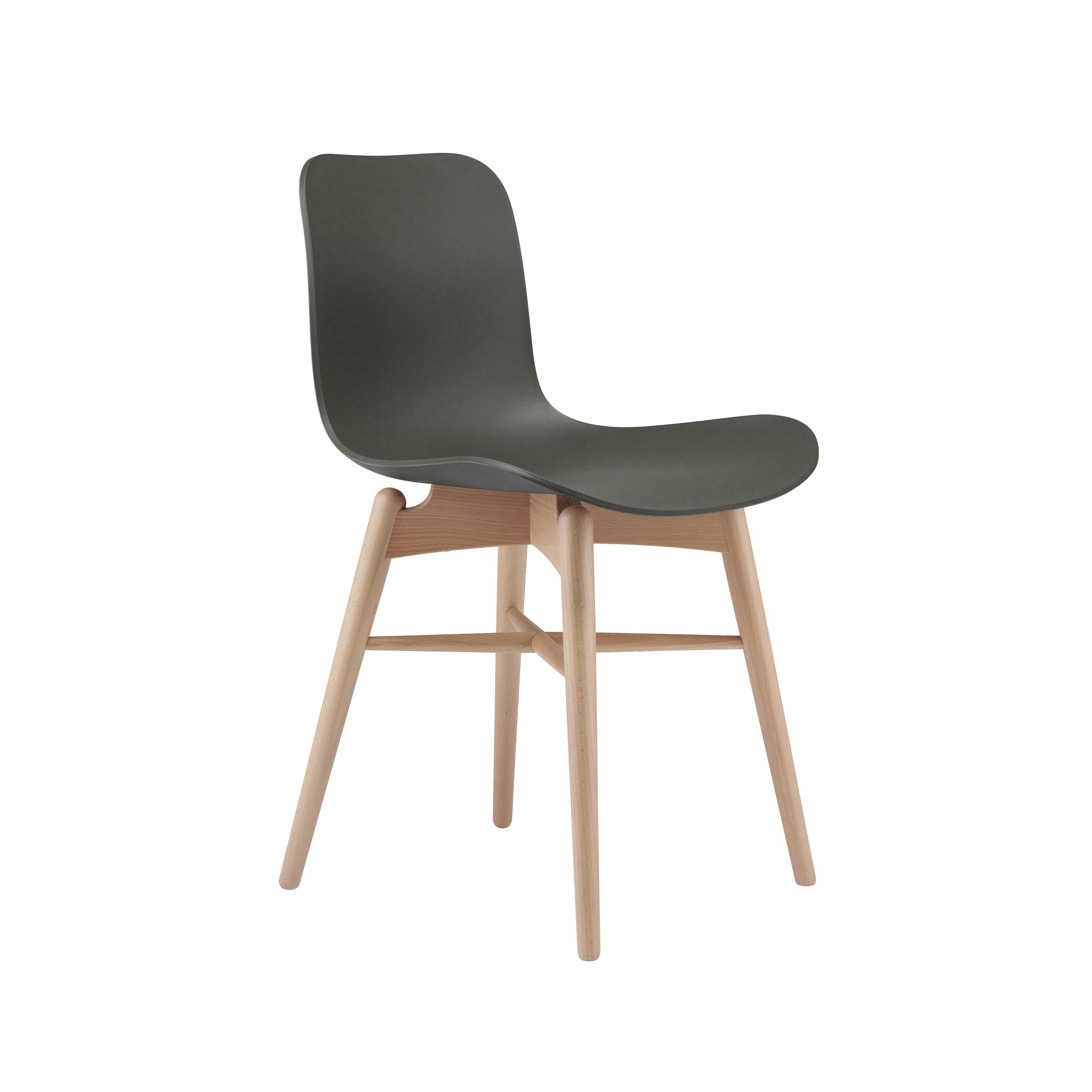 Langue Original Dining Chair, Natural /  Army Green