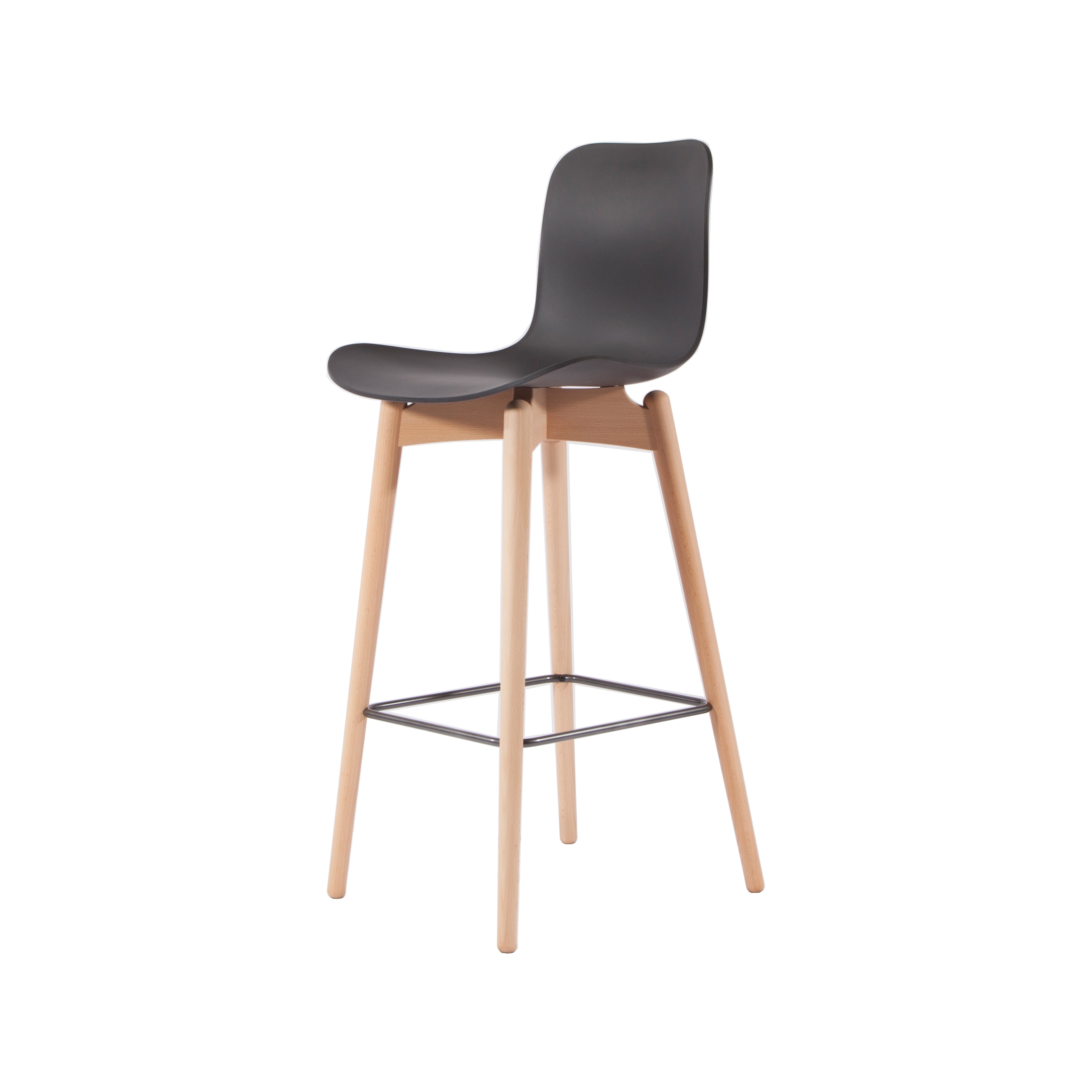 Produkt Langue Bar Chair, Natural / Anthrachite Black des Herstellers NORR11 anzeigen
