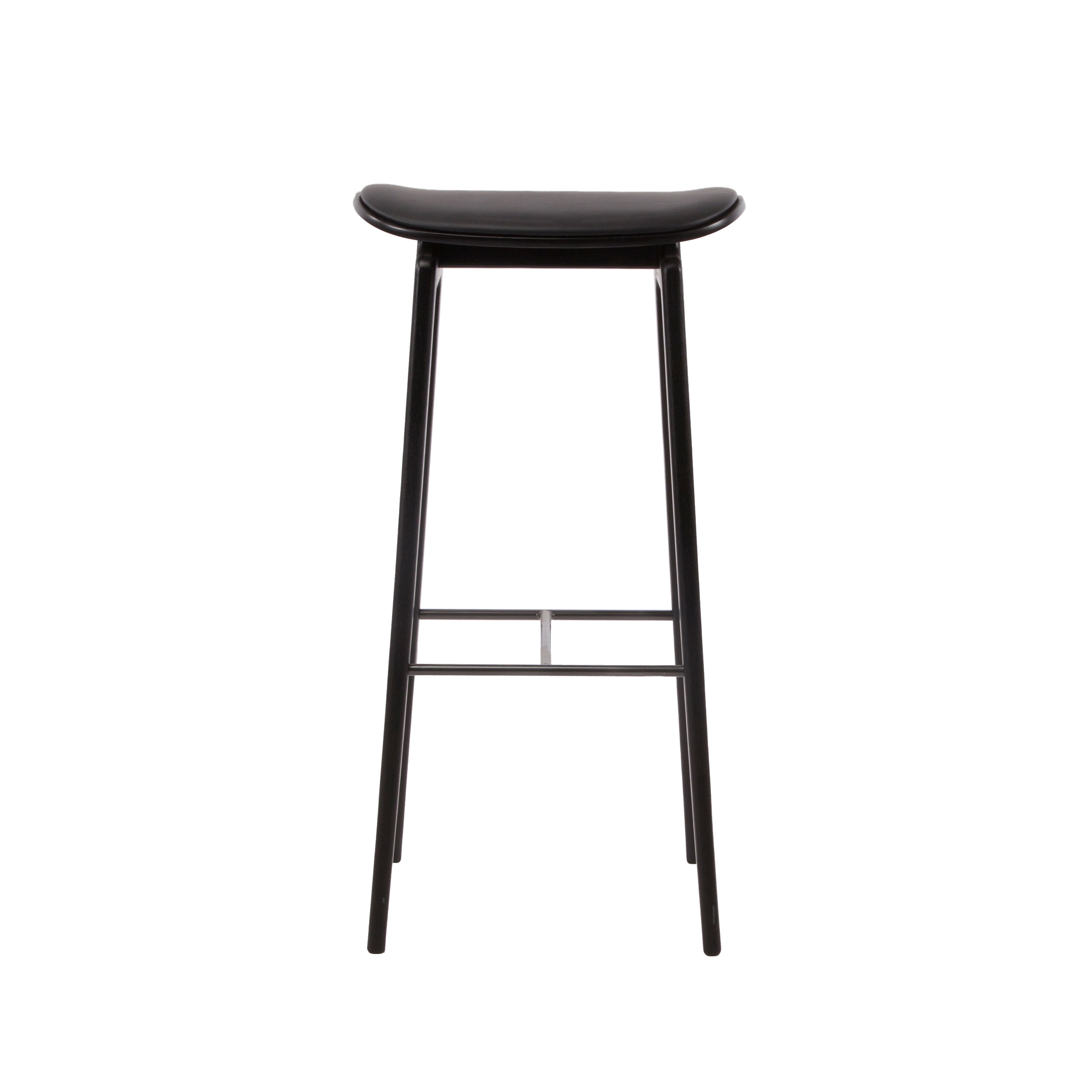 Produkt NY11 Bar Chair, Black - Premium Leather Black, High 75 cm des Herstellers NORR11 anzeigen