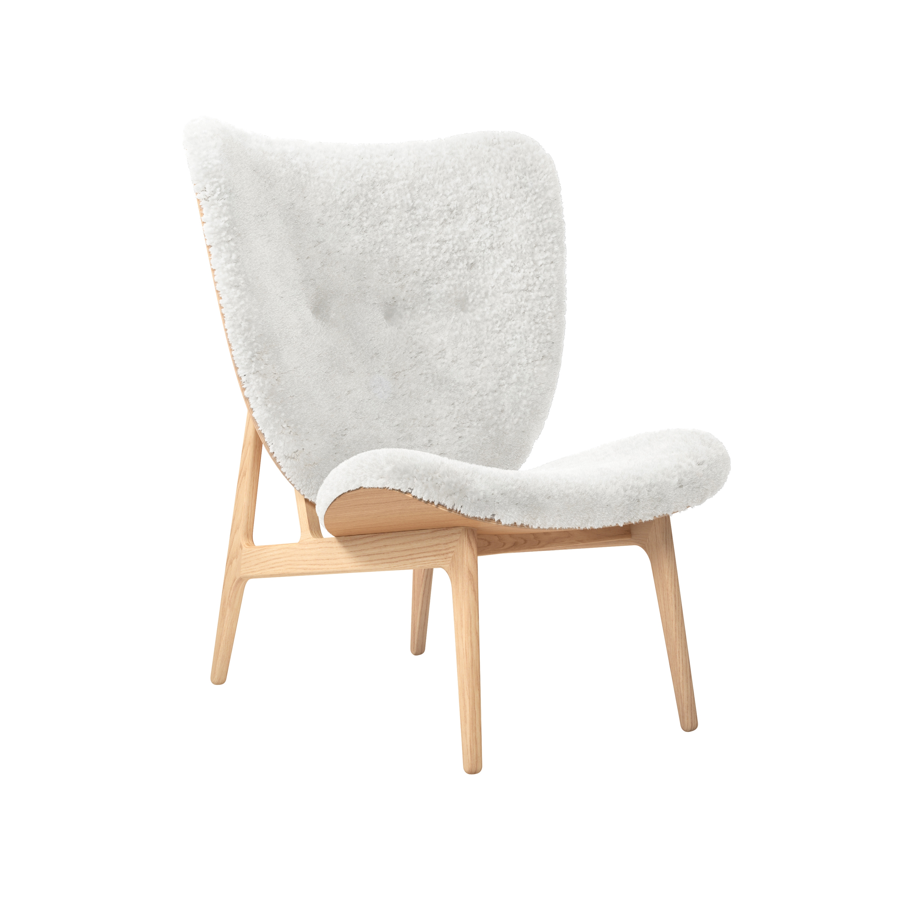 Elephant Chair, Natural / Sheepskin: Off White